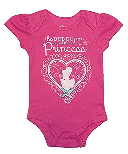 Disney Princess Baby Bodysuit - Soft Cotton Creeper Outfit for Baby Girls 3-6 Months | Cute Infant Onesie for Photos, Playdates & Special Occasions
