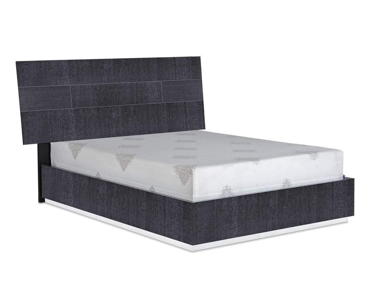 Mondiana Queen Size Bed Frame with Headboard - Modern Upholstered Platform Bed for Bedroom - Perfect for Master Bedroom, Guest Room, and Apartment Living