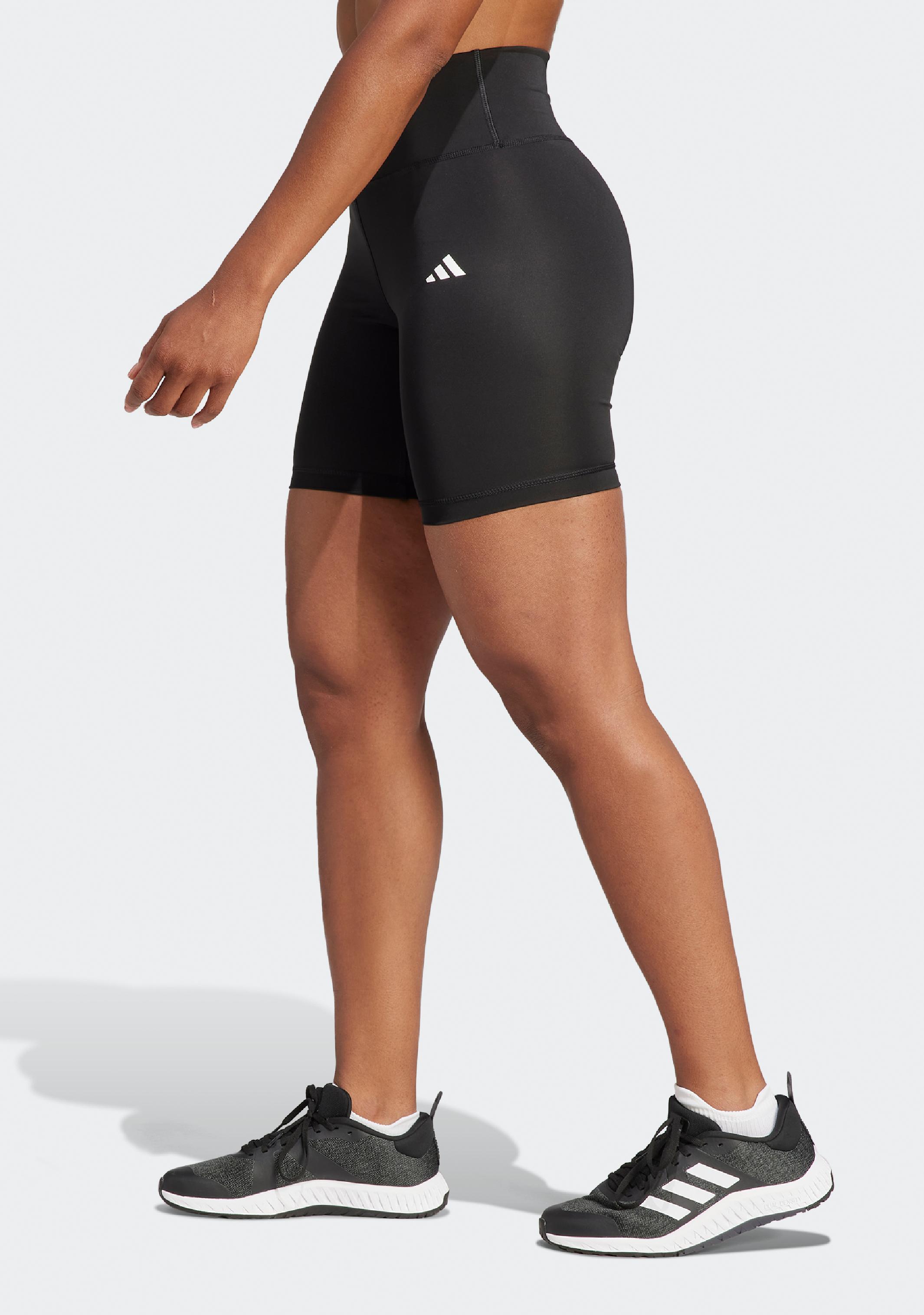 Adidas Women's 7-Inch Running Shorts with Liner - Black Athletic Compression Tights for Gym, Yoga & Workout