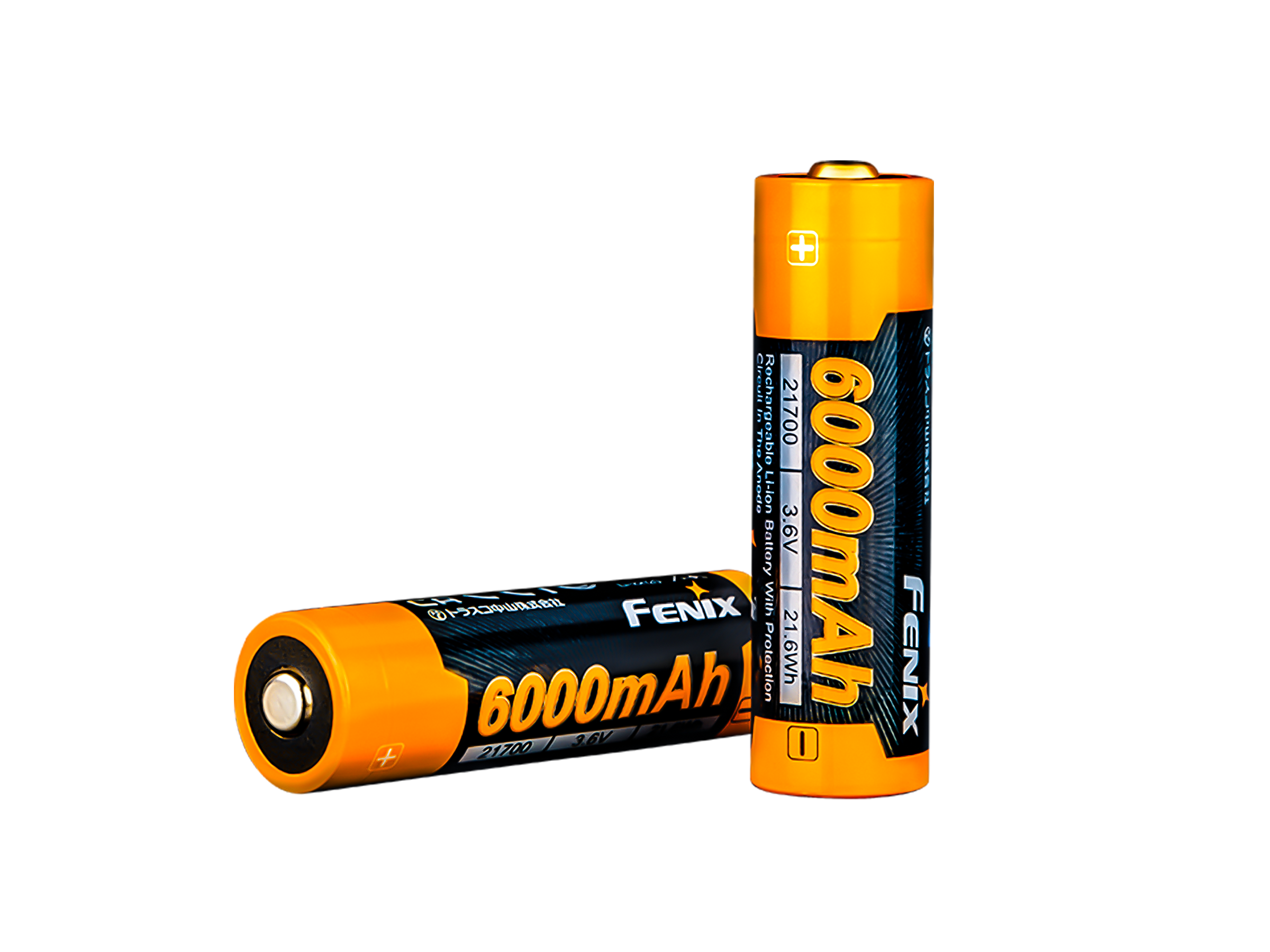 Fenix ARB L21 6000 Rechargeable 21700 Lithium-ion Battery - 6000mAh High Capacity Flashlight Battery for Outdoor Camping, Hiking & Emergency Use