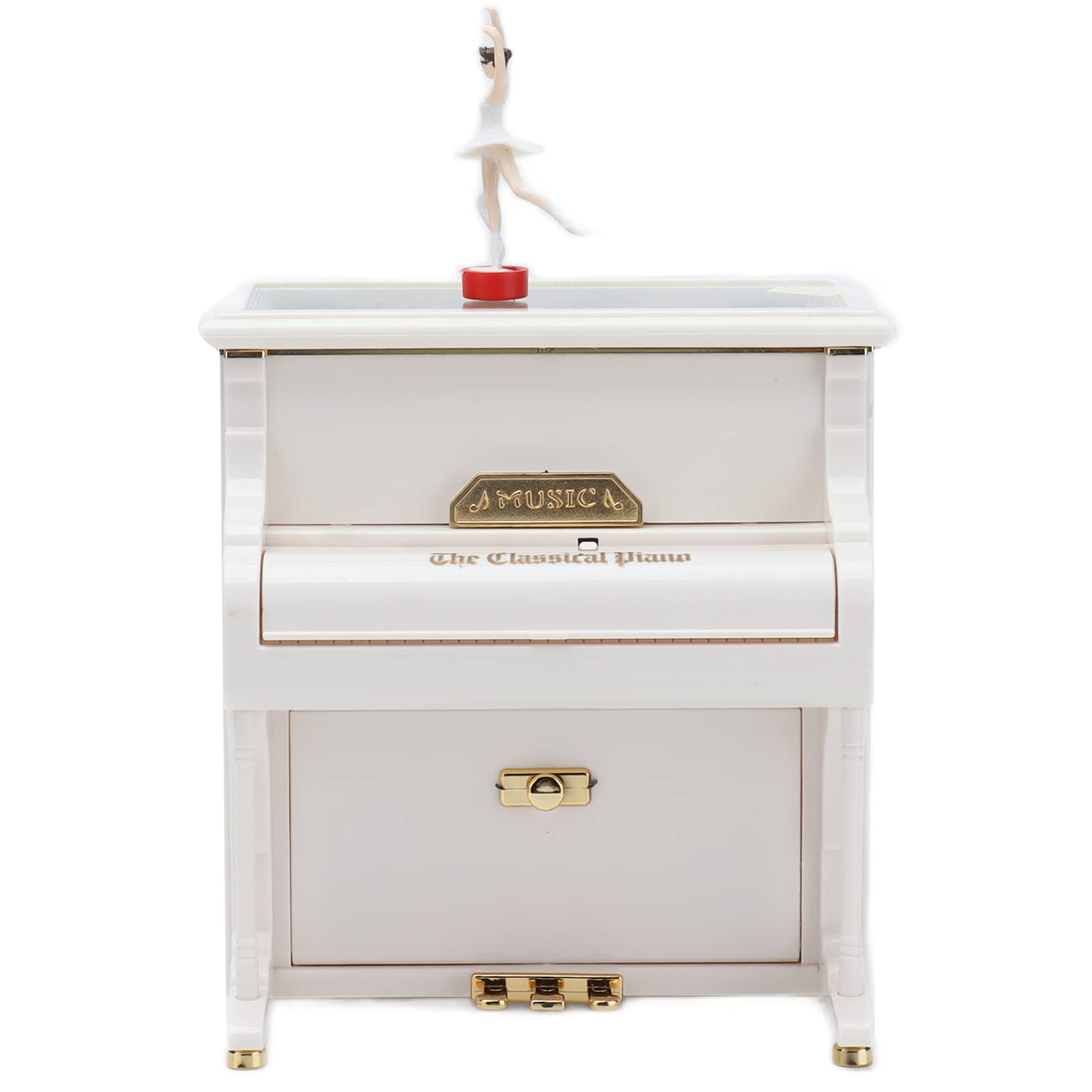 Ladieshow Classical Music Box with Rotating Ballet Dancer - Elegant Piano Musical Jewelry Box for Home Decor, Birthday Gift, Wedding, Baby Shower & Special Occasions