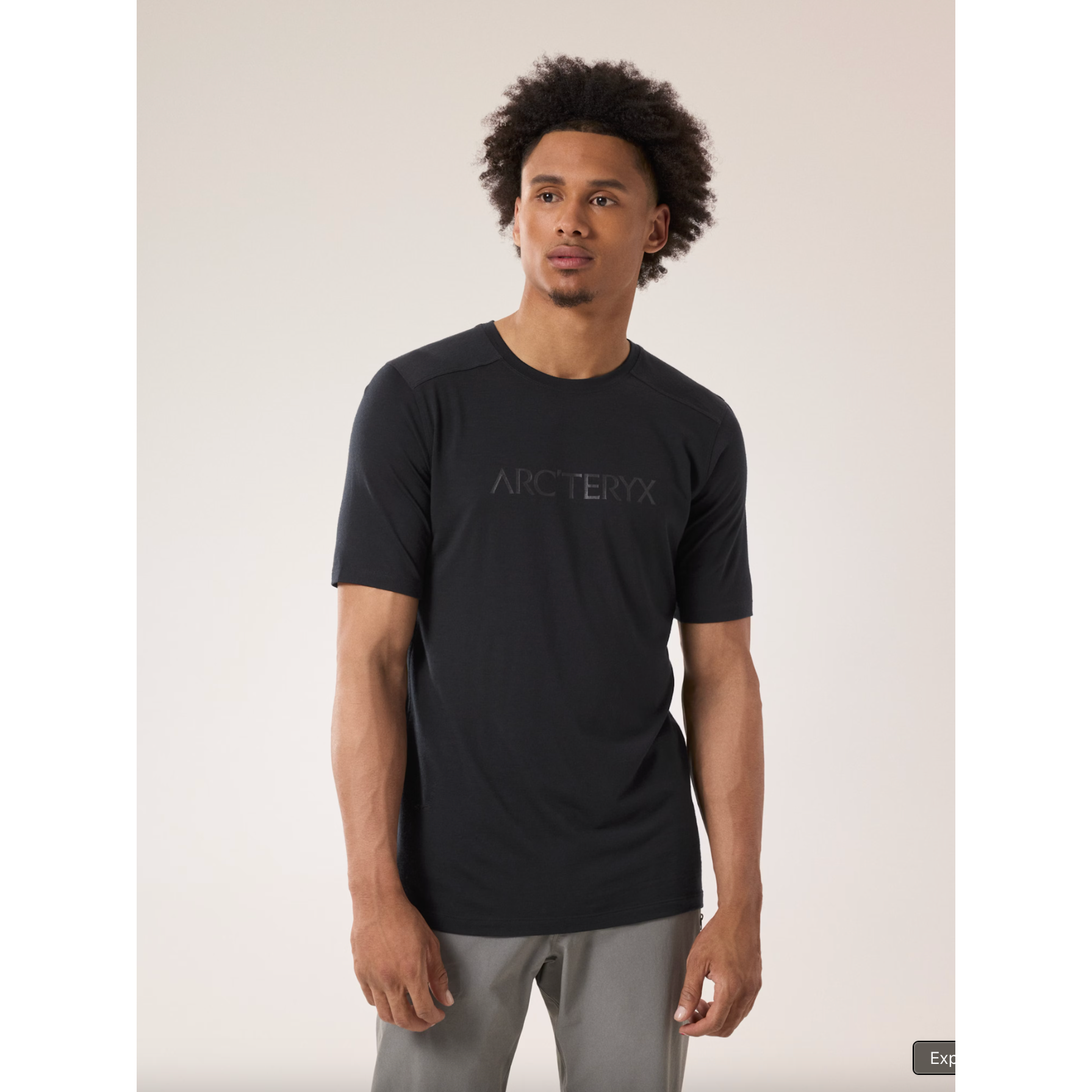 Arc'teryx Men's Ionia Merino Wool Short Sleeve Shirt with Logo - Breathable & Odor-Resistant Base Layer for Hiking, Camping & Outdoor Adventures