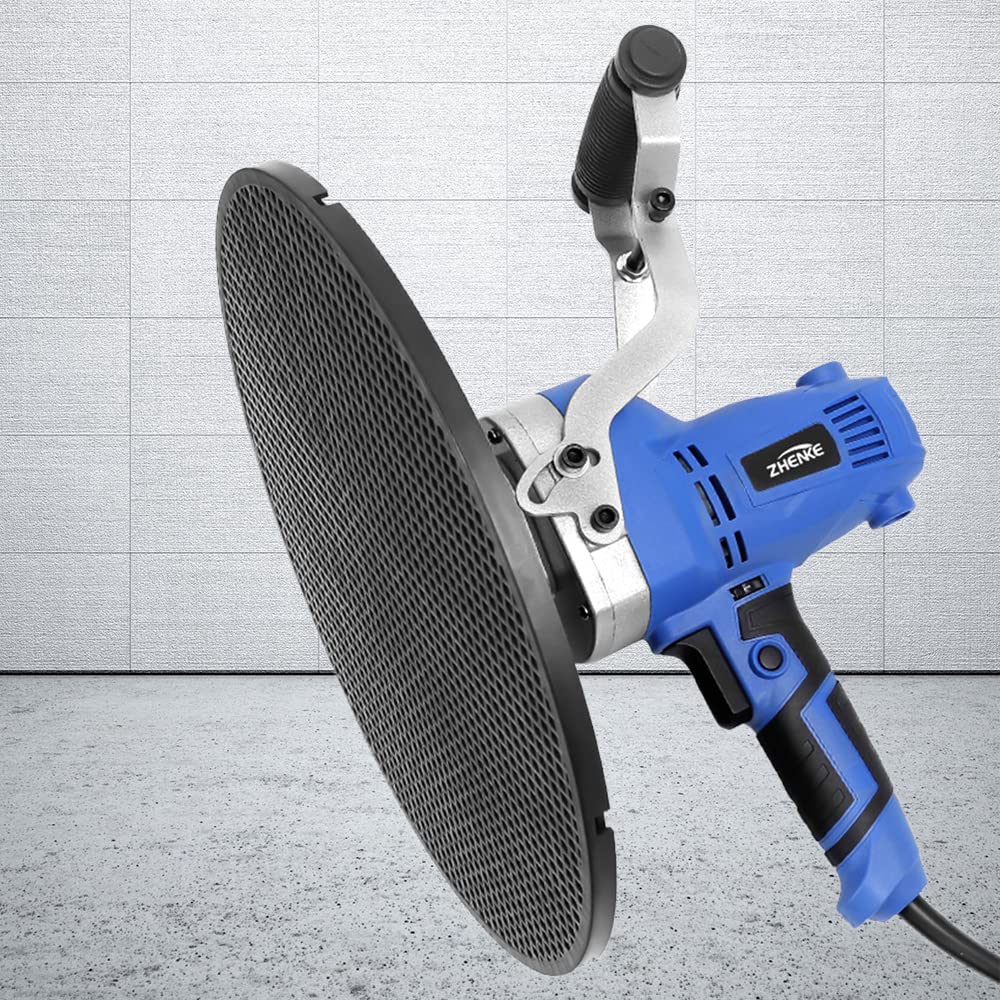 Electric Concrete Sander 850W - Drywall Sander Machine for Cement Mortar & Wall Smoothing - 110V Handheld Power Tool for Construction, Renovation & DIY Projects