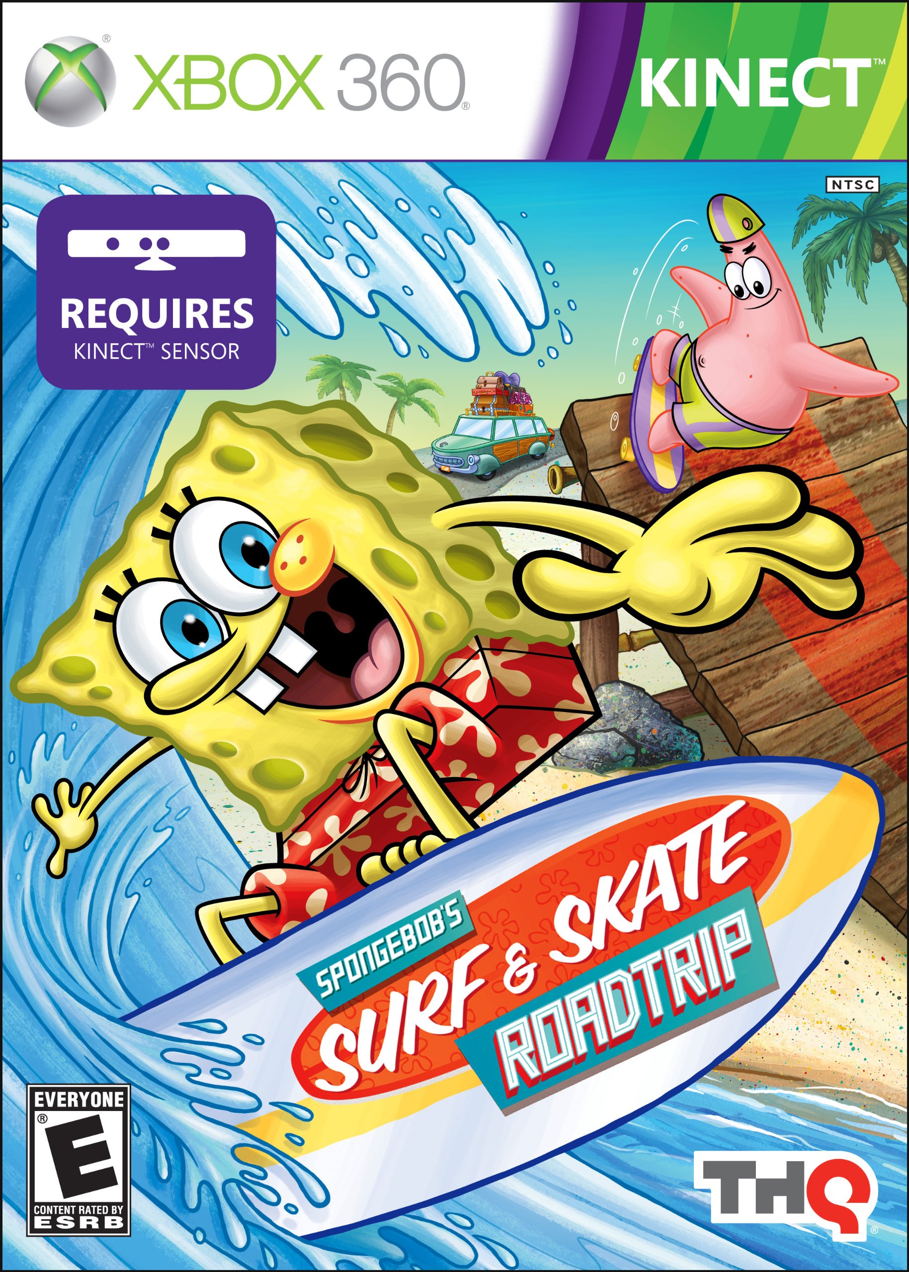 Spongebob Surf & Skate Roadtrip Game for Xbox 360 - Fun Adventure Game for Kids & Family Game Night