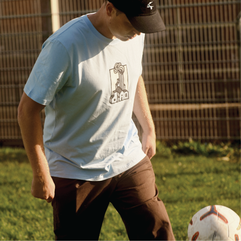 Loco Labs x DEAD Graphic T-Shirt for Men - Cool Skull Print Cotton Tee | Streetwear, Casual Wear & Festival Outfit