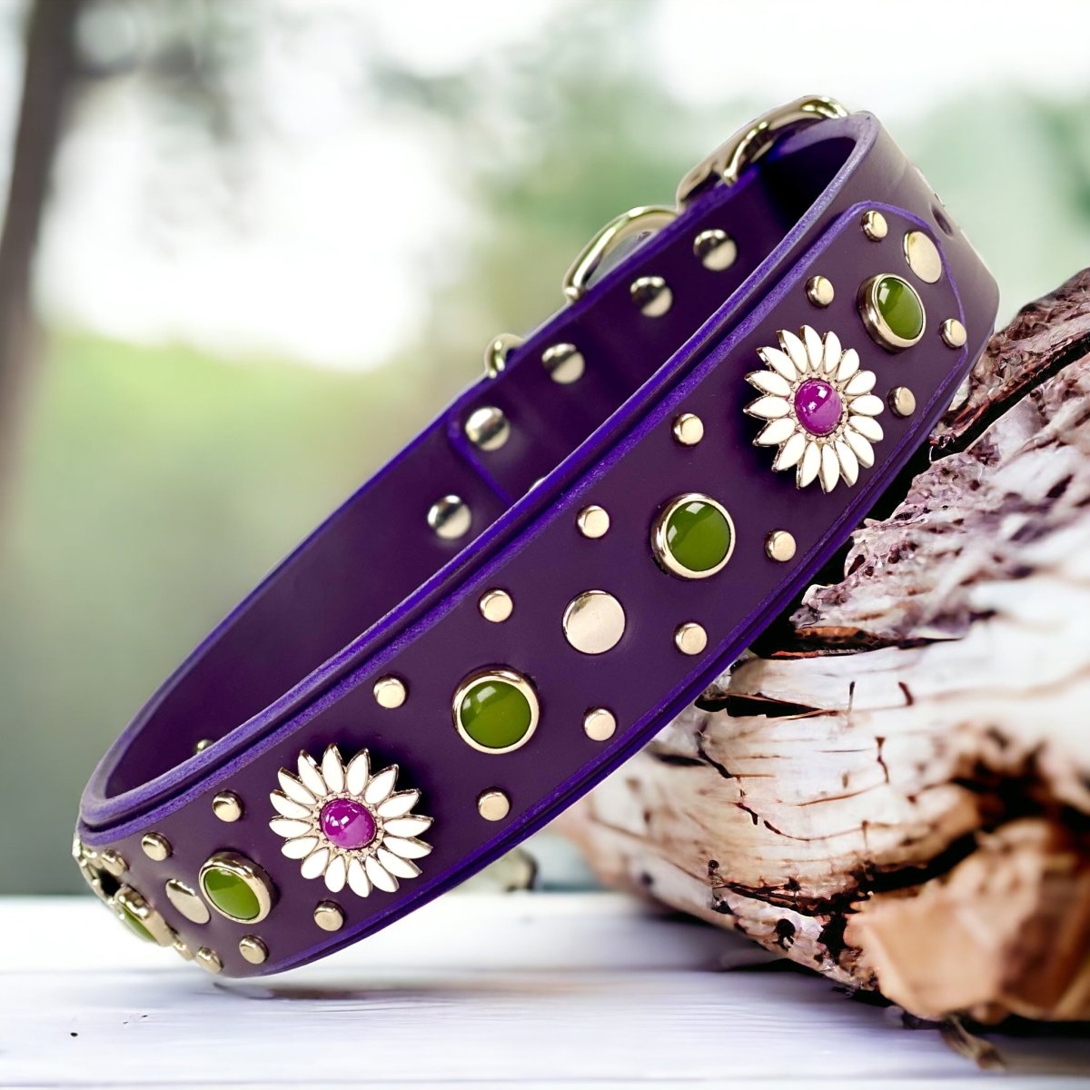 Premium Purple Dog Collar - Kalina Soft Nylon Pet Collar with D-Ring | Perfect for Walking, Training & Outdoor Adventures