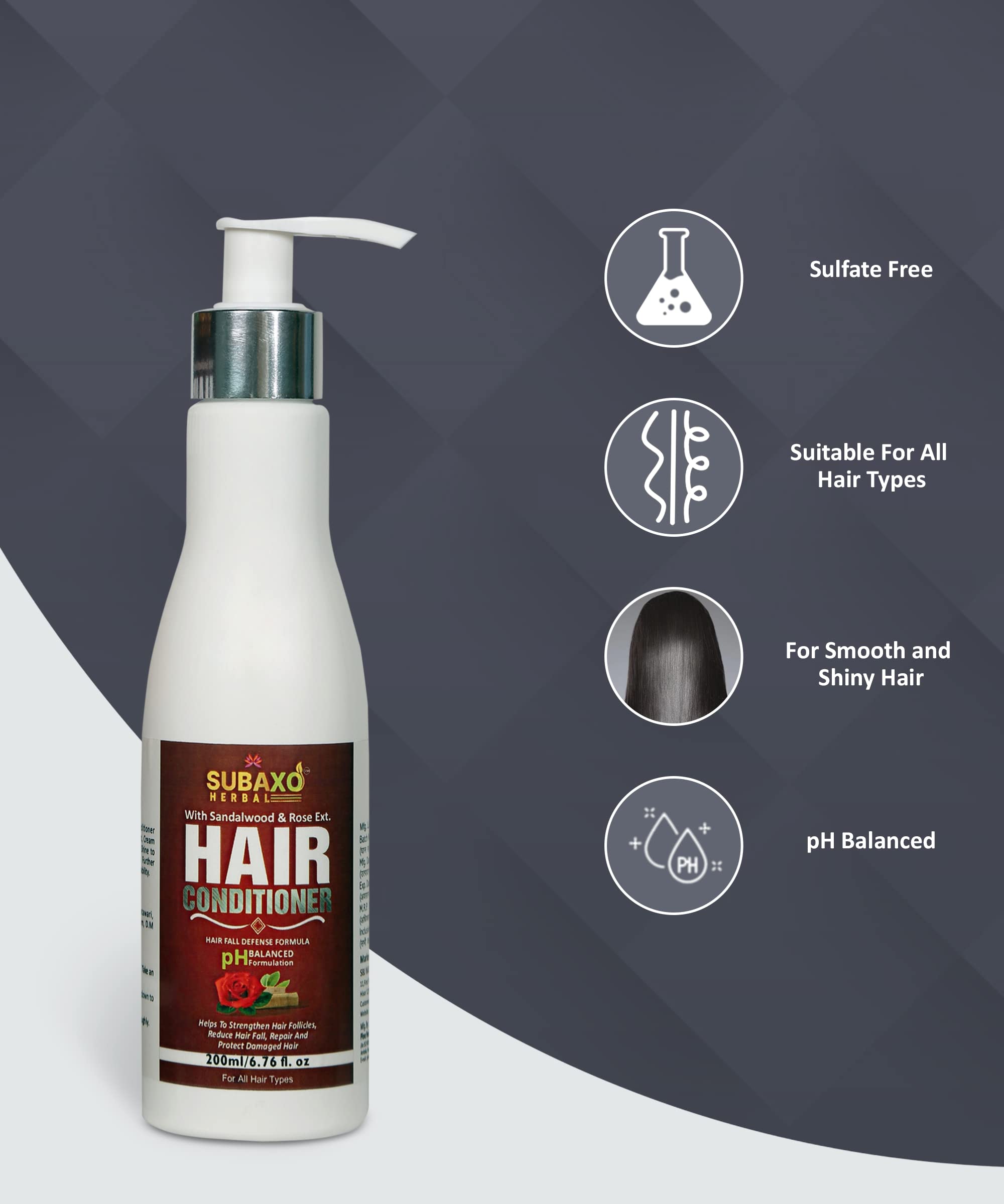 Subaxo Herbal Red Onion Shampoo & Conditioner Set (120ml Shampoo + 200ml Conditioner) - Reduce Hair Fall & Repair Damaged Hair - Natural Hair Care for Thicker, Healthier Locks - Perfect for Daily Use & Hair Growth Treatment
