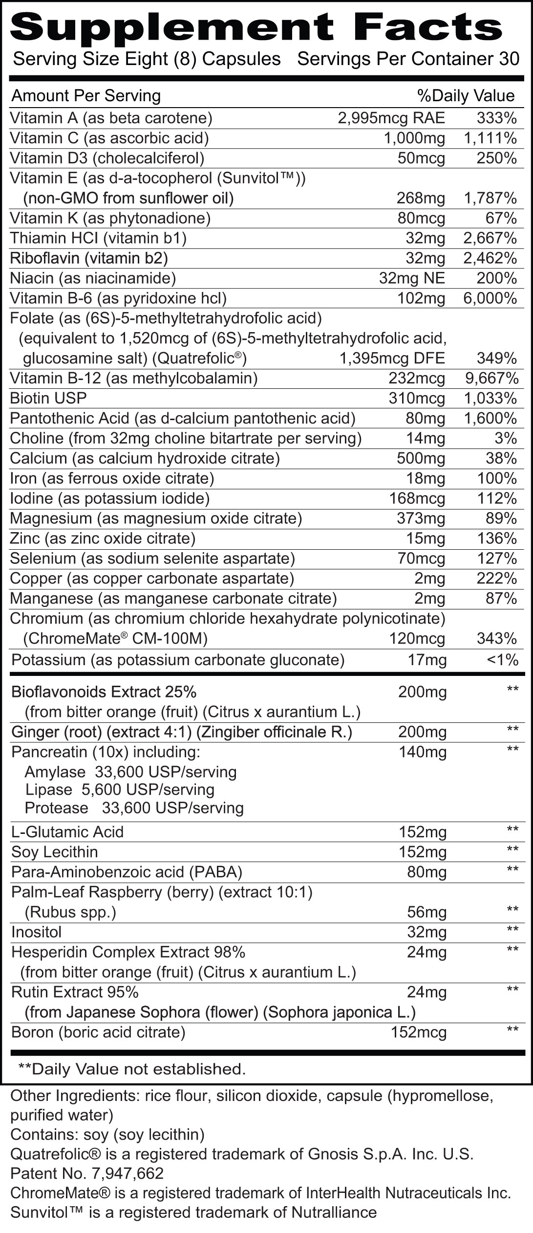 Women's Multivitamin & Mineral Supplement - 240 Capsules | Broad Spectrum Formula for Daily Nutrition & Energy Support | Ideal for Active Women, Busy Professionals & Health-Conscious Individuals
