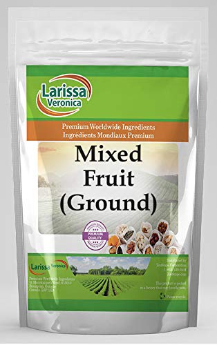 Premium Dried Mixed Fruits (Sulfured) - 8 oz Resealable Bag - Sweet & Tangy Tropical Snack - Perfect for Baking, Trail Mix & Healthy Snacking