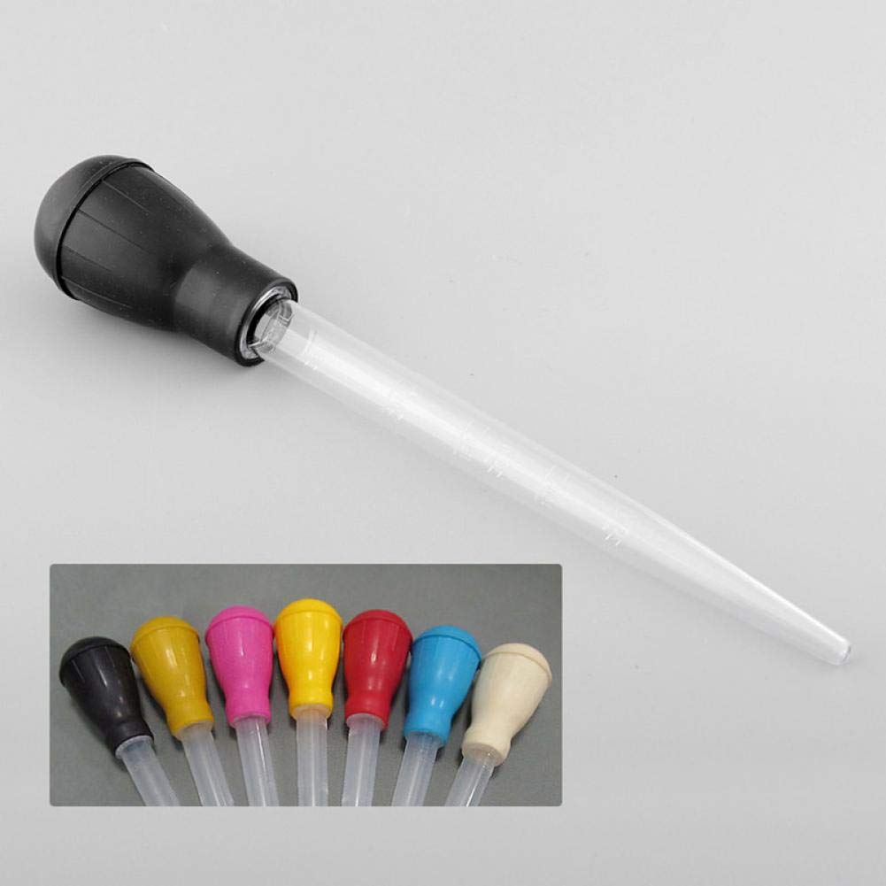 Angoter Kitchen Poultry Baster Syringe Tube 30ml - Random Color - Perfect for BBQ, Roasting, and Marinating Chicken, Turkey, and Meat