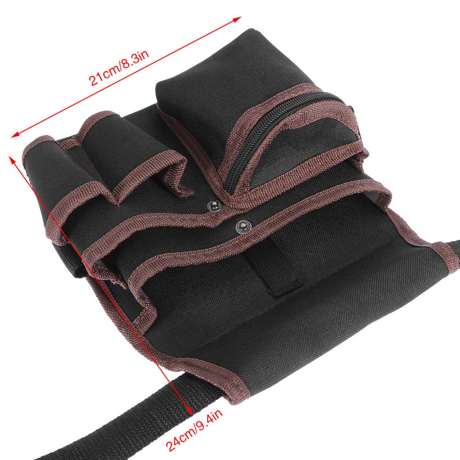 Professional Multifunctional Electrician Tool Pouch Belt - Heavy Duty Waist Tool Bag for Electricians & Carpenters | Ideal for Electrical Maintenance, Construction & DIY Projects