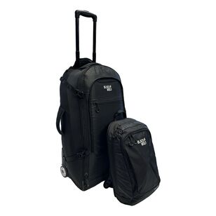 Black Wolf 85L (+20L) Grand Tour II Wheeled Duffel Bag with Backpack Straps - Perfect for Travel, Camping & Outdoor Adventures