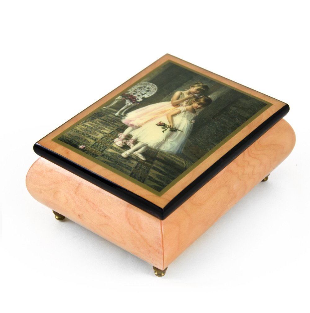 Handcrafted Ercolano Music Box with Sandra Kuck's Encore Melody - Christmas Gift with 12 Days of Christmas & Multiple Song Options - Perfect for Holiday Decor, Wedding Favors & Keepsake Collectibles