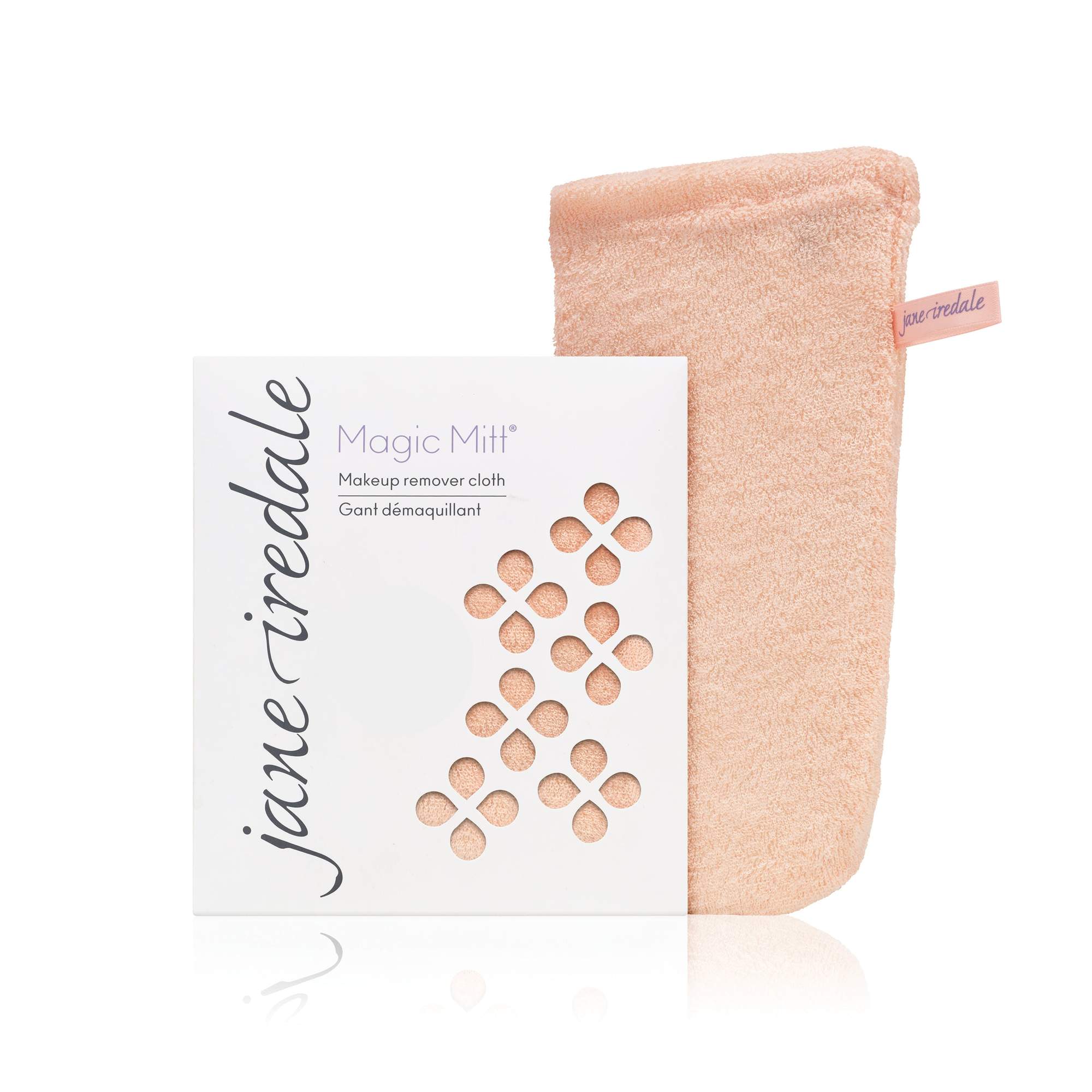 Jane Iredale Magic Mitt - Makeup Remover Mitt for Gentle Cleansing | Reusable & Eco-Friendly | Perfect for Travel, Gym & Sensitive Skin Care
