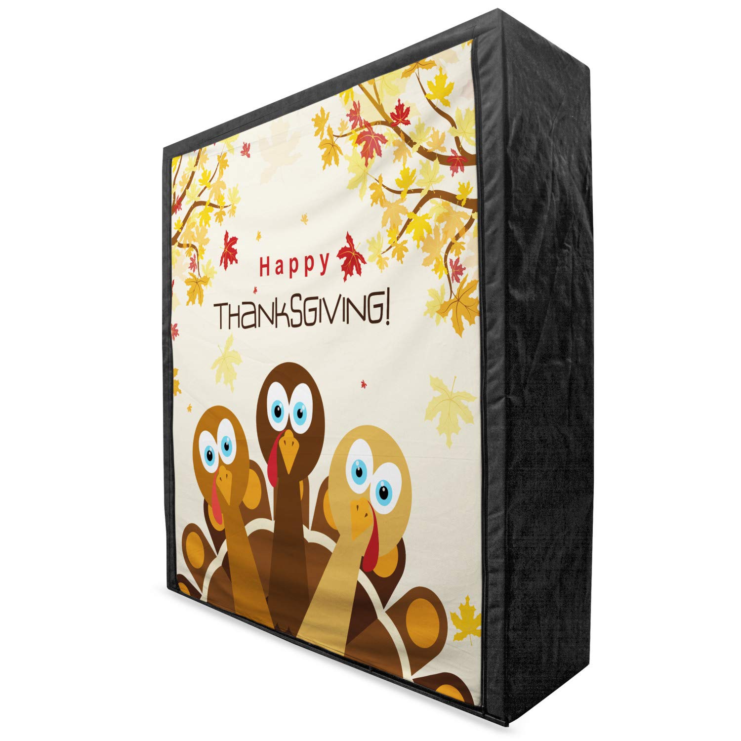 Ambesonne Thanksgiving Turkey Portable Fabric Wardrobe - 59