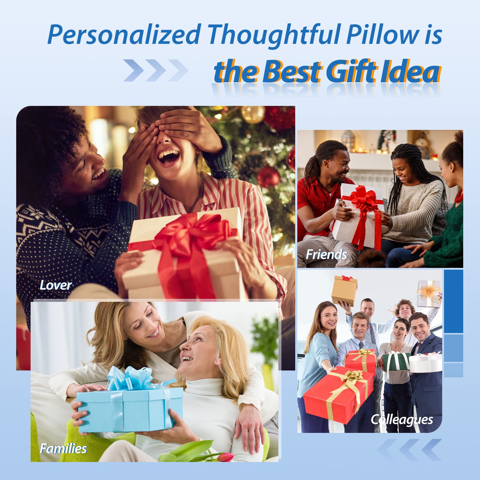 HOMCA CPAP Pillow for Side Sleepers - Reduces Air Leaks & Neck Pain - Perfect for CPAP Mask Users