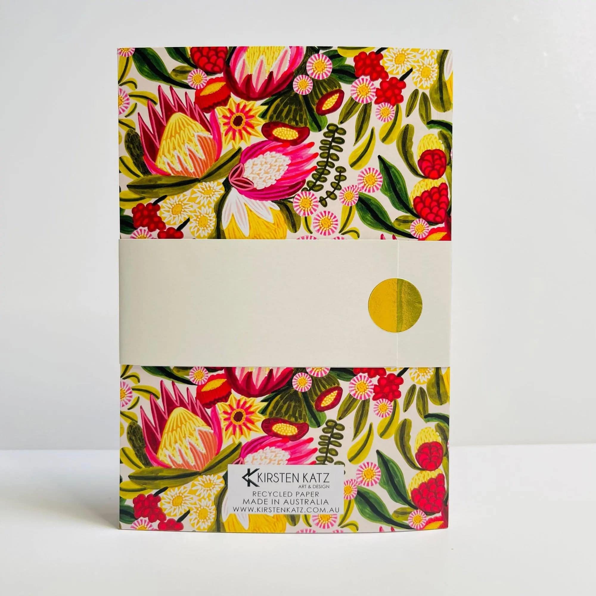 Bush Bounty Botanical A5 Notebook Set - 3 Pack Lined Journal for Writing, Note Taking & Sketching - Perfect for School, Office & Travel