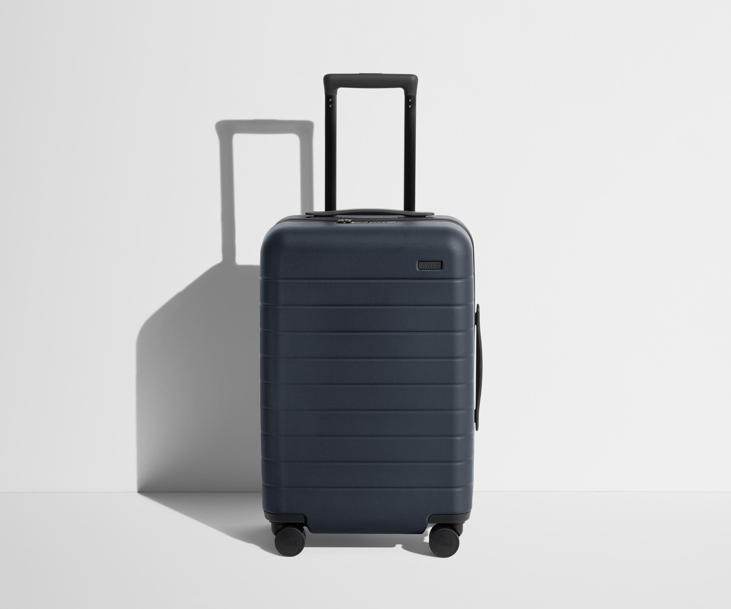 Premium Navy Blue Carry On Luggage - Lightweight & Durable Suitcase for Air Travel, Business Trips & Weekend Getaways