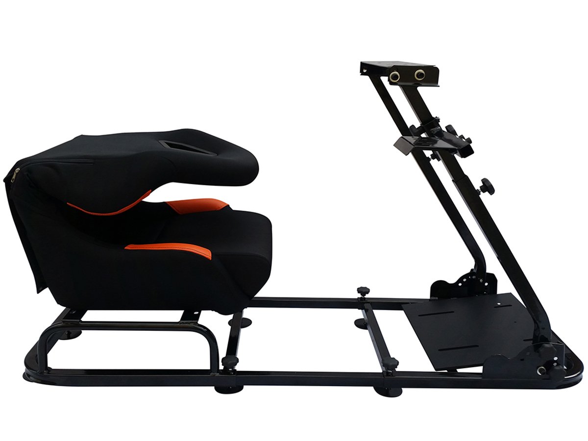 Black & Orange Gaming Chair for PC & Console - Ergonomic Comfort for Long Gaming Sessions, Streaming & Home Office