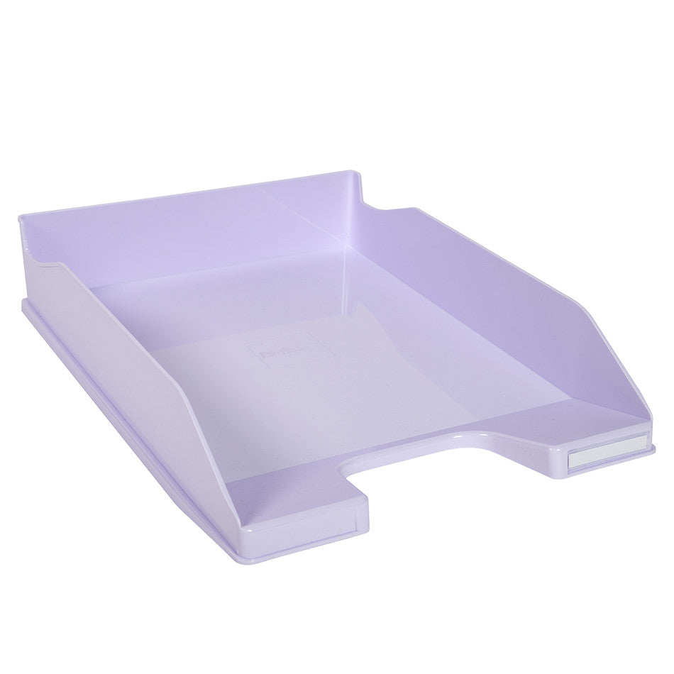 Exacompta Pastel Mauve Letter Tray Combo - Stylish Desktop Organizer for Office, Home & School Paper Storage