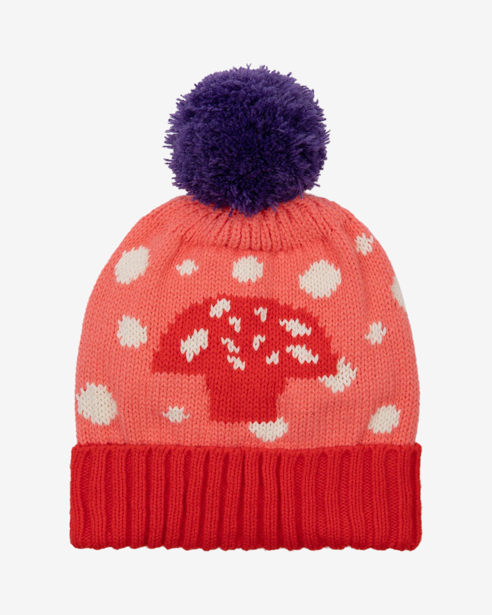 Miss Pompom Woodland Beanie - Cozy Knit Winter Hat with Faux Fur Pompom for Women & Girls | Perfect for Skiing, Snowboarding & Outdoor Winter Activities