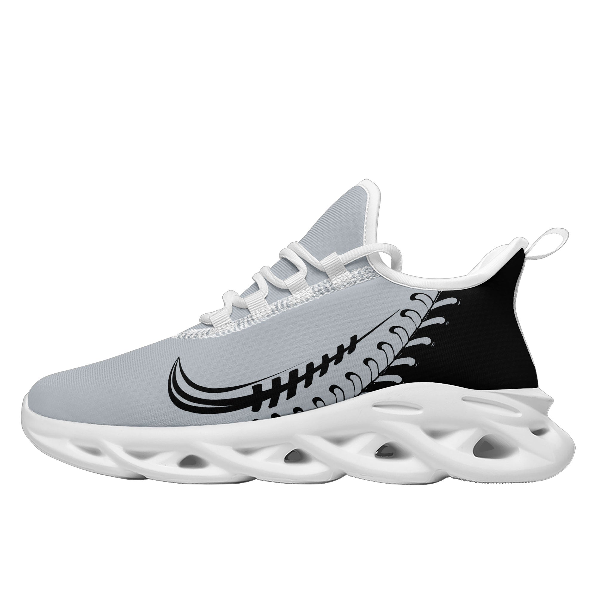 Custom Grey MaxSoul Jersey Shoes & Hat Combo - Personalized Sports Outfit for Men & Women | Perfect for Running, Gym Workouts & Streetwear Fashion