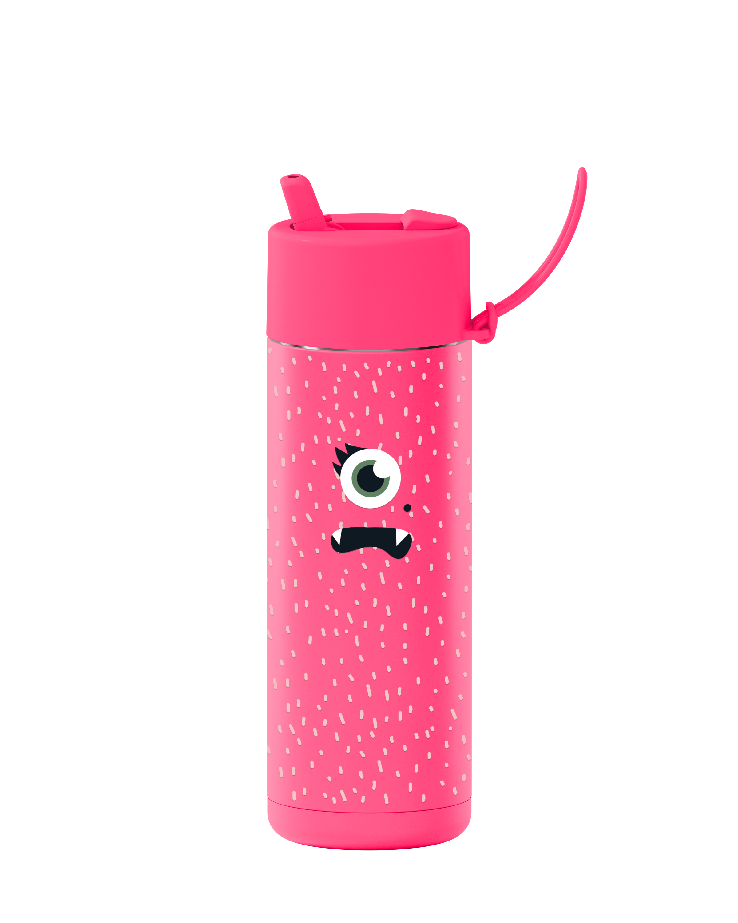 Franksters 20oz Ceramic Reusable Water Bottle - 595ml Insulated Eco-Friendly Travel Mug for Hot & Cold Drinks - Perfect for Office, Gym, Hiking & Outdoor Activities