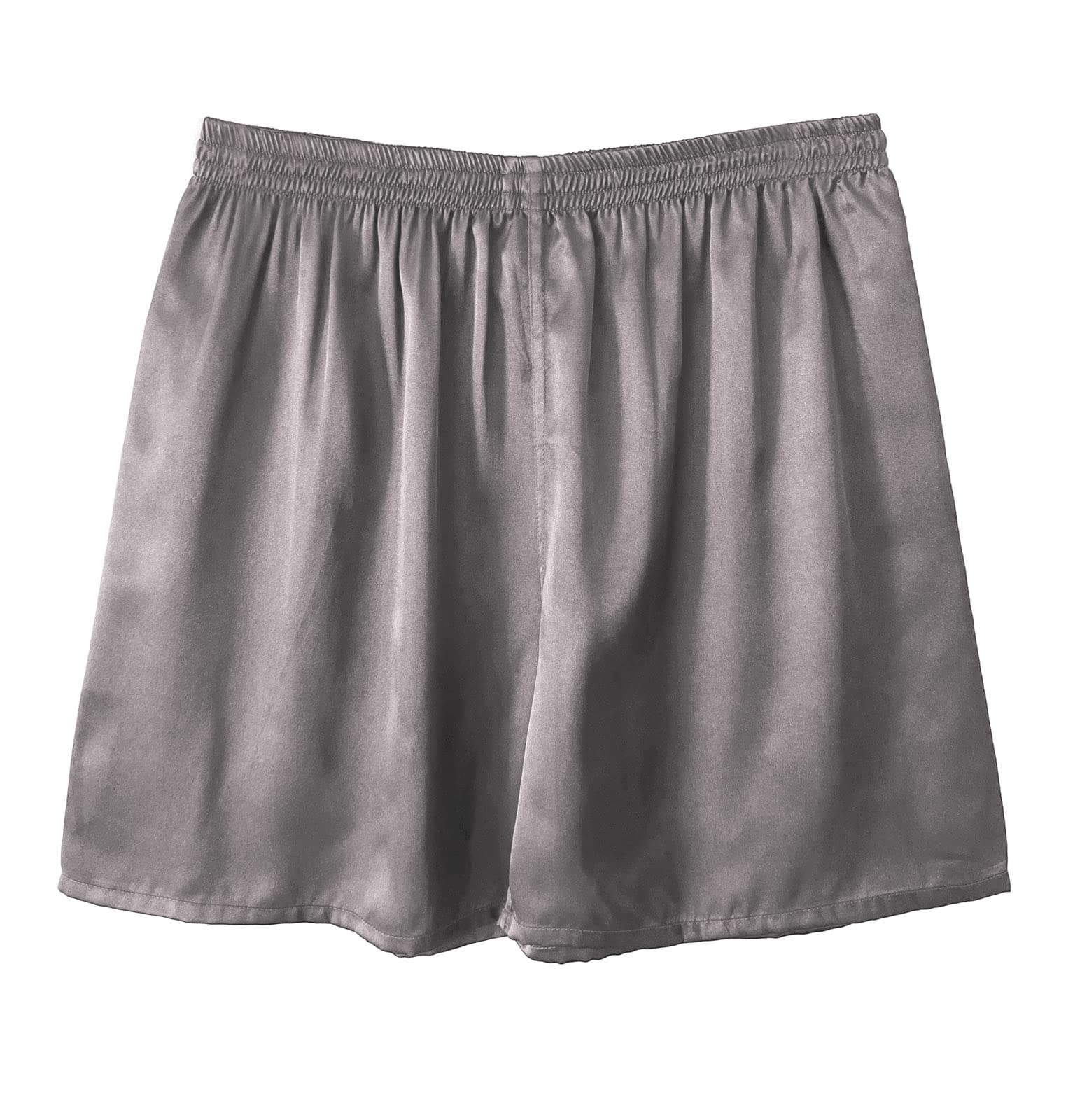 Men's Satin Boxer Shorts - Silk Feeling Sleepwear & Lounge Pajama Shorts - Comfortable for Nightwear, Home Relaxing and Vacation