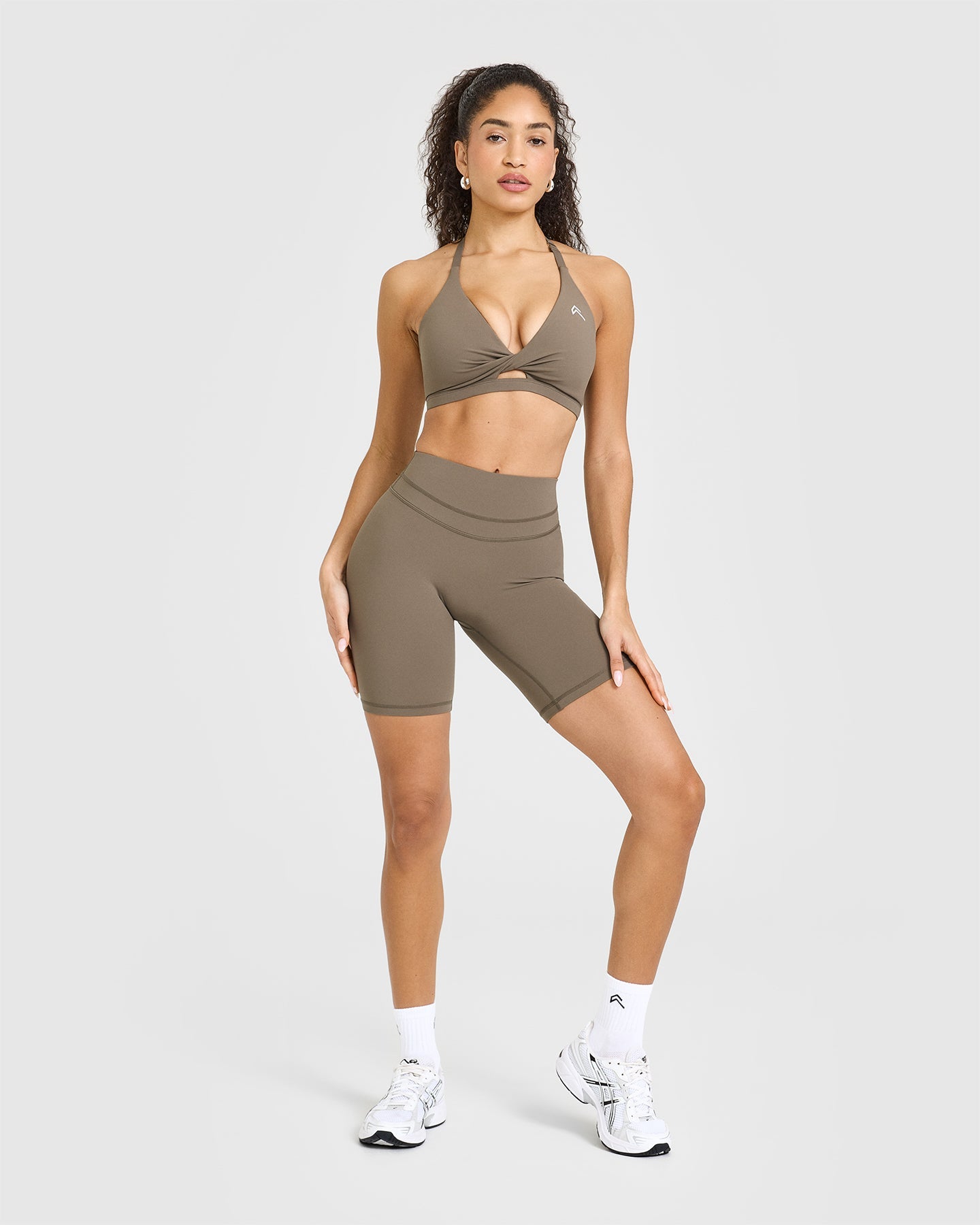 Unified Cycling Shorts 8 | Moss Brown | Comfortable Bike Shorts for Men & Women | Perfect for Road Biking, Mountain Biking & Indoor Cycling