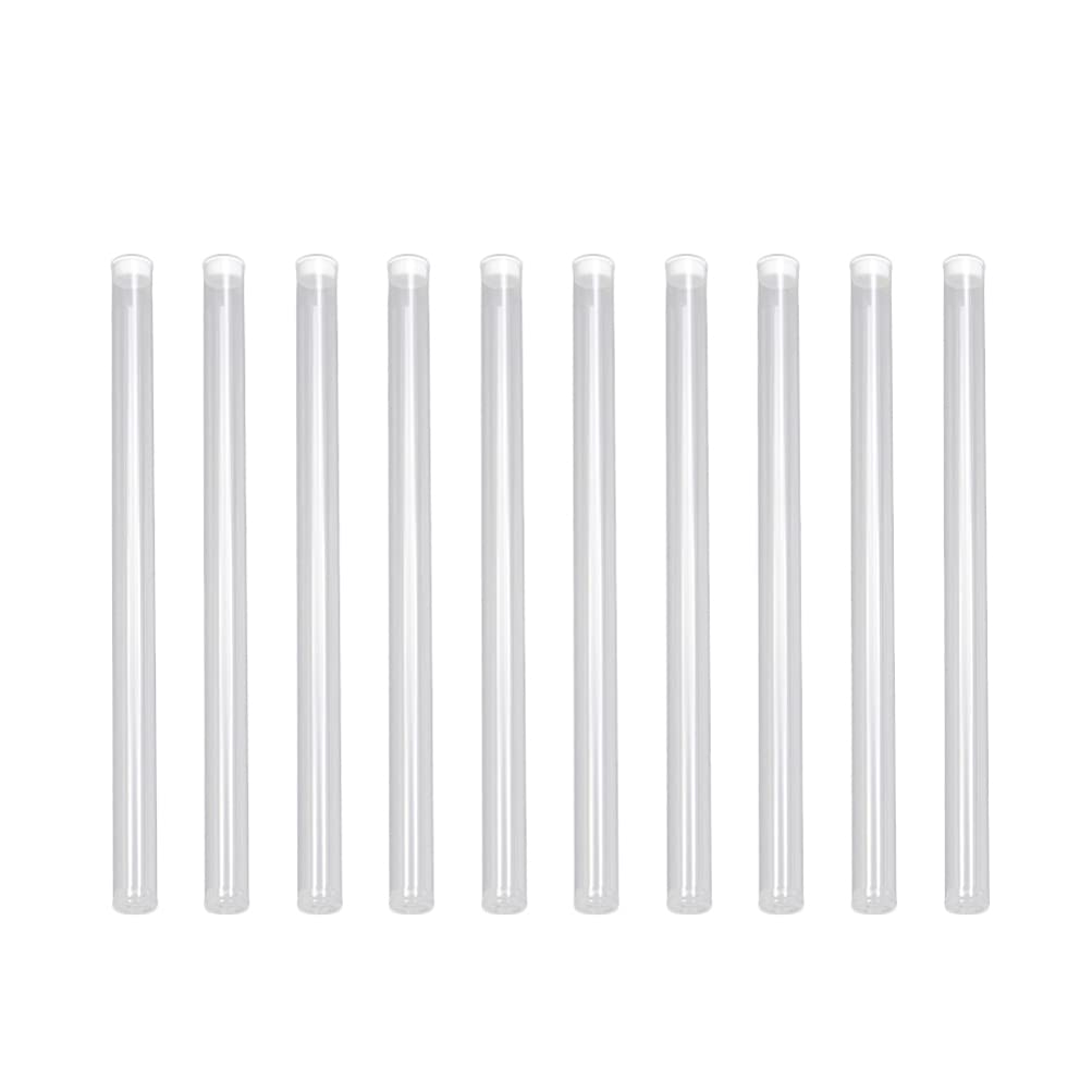 EXCEART Clear Plastic Sewing Needles Storage Container - 15x1cm Needlework Organizer Box (10 Pack) - Perfect for Quilting, Embroidery & Craft Supplies Organization
