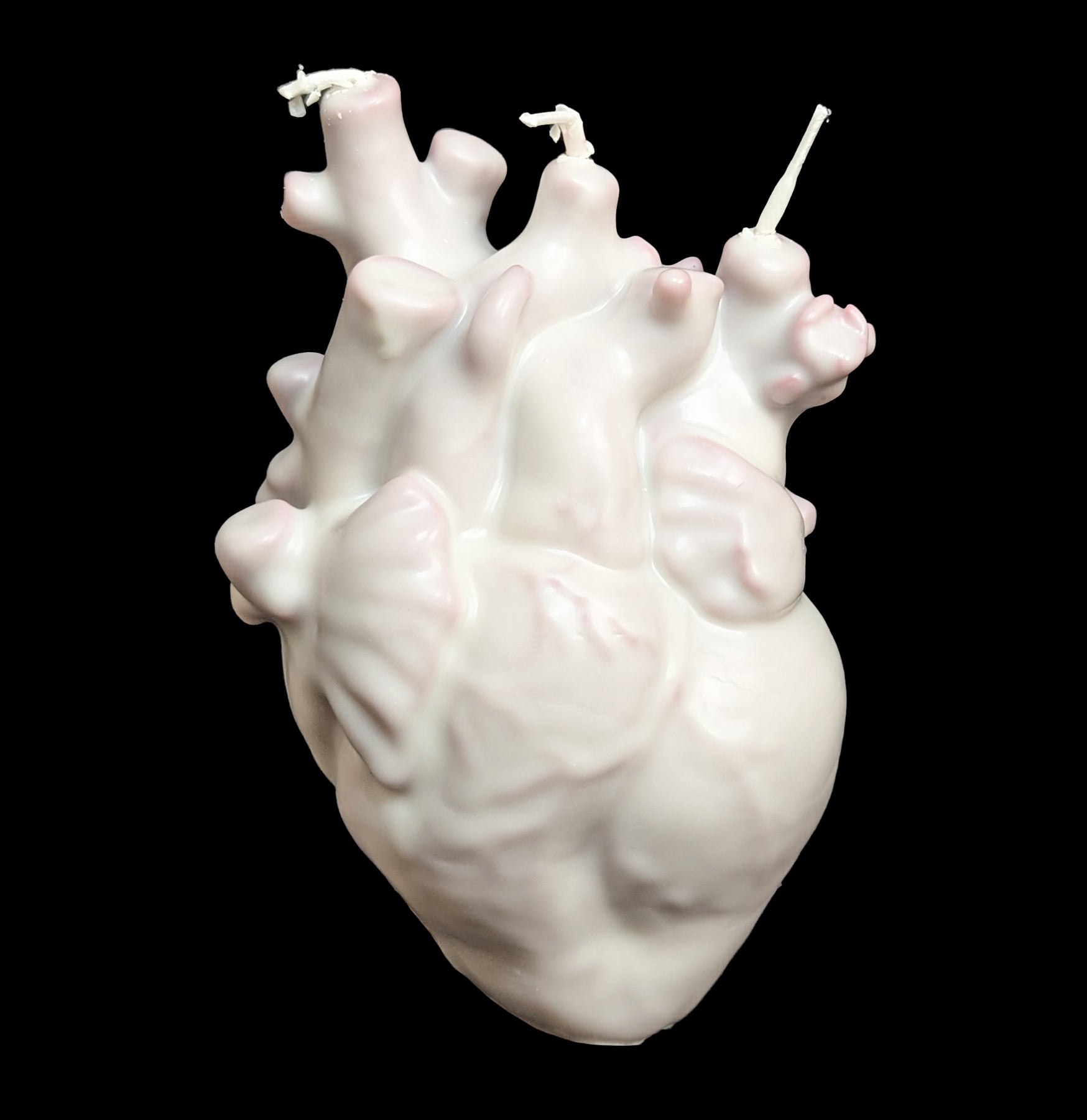 Realistic Bleeding Anatomical Heart Candle - Handmade Soy Wax Decoration for Halloween, Gothic Parties & Dark Aesthetic Home Decor