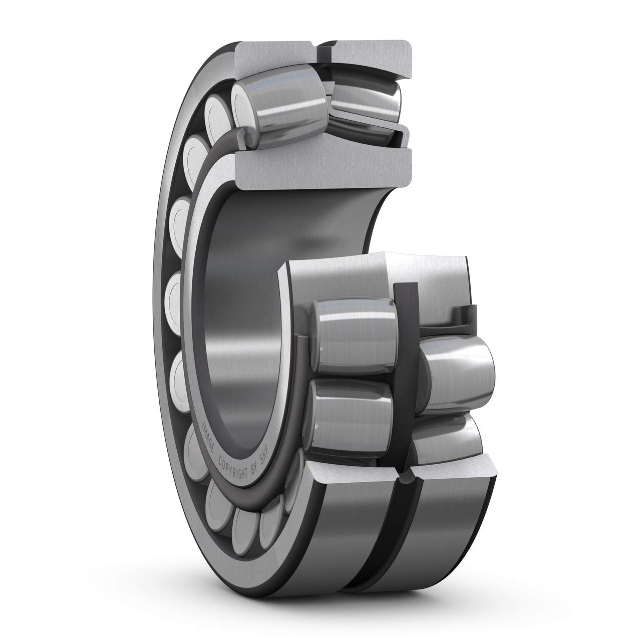 SKF 22208 E/C2 Spherical Radial Bearing - 40mm Bore, 80mm OD, 23mm Width - Steel Cage, C2 Clearance, Straight Bore - Ideal for Industrial Machinery, Conveyors & Heavy Equipment