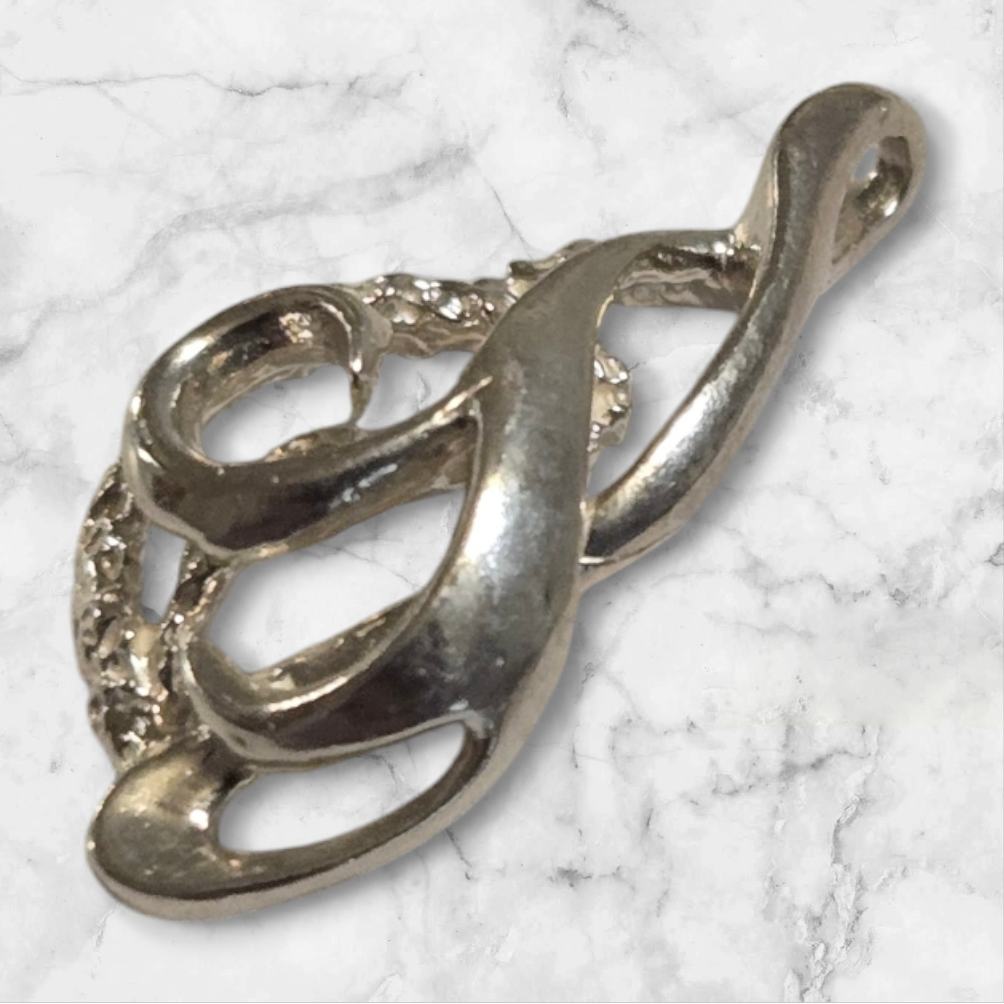 Free Form Pendant Necklace with 18 Inch Sterling Silver Chain - Handcrafted in USA | Perfect for Gifts, Anniversaries & Everyday Elegance