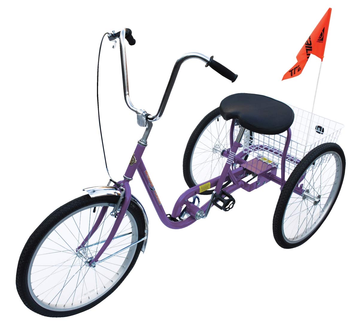 Premium Industrial Bicycle for Adults - Heavy Duty Purple Commuter Bike for Men & Women - Perfect for Urban Riding, Campus Commutes, and Warehouse Use
