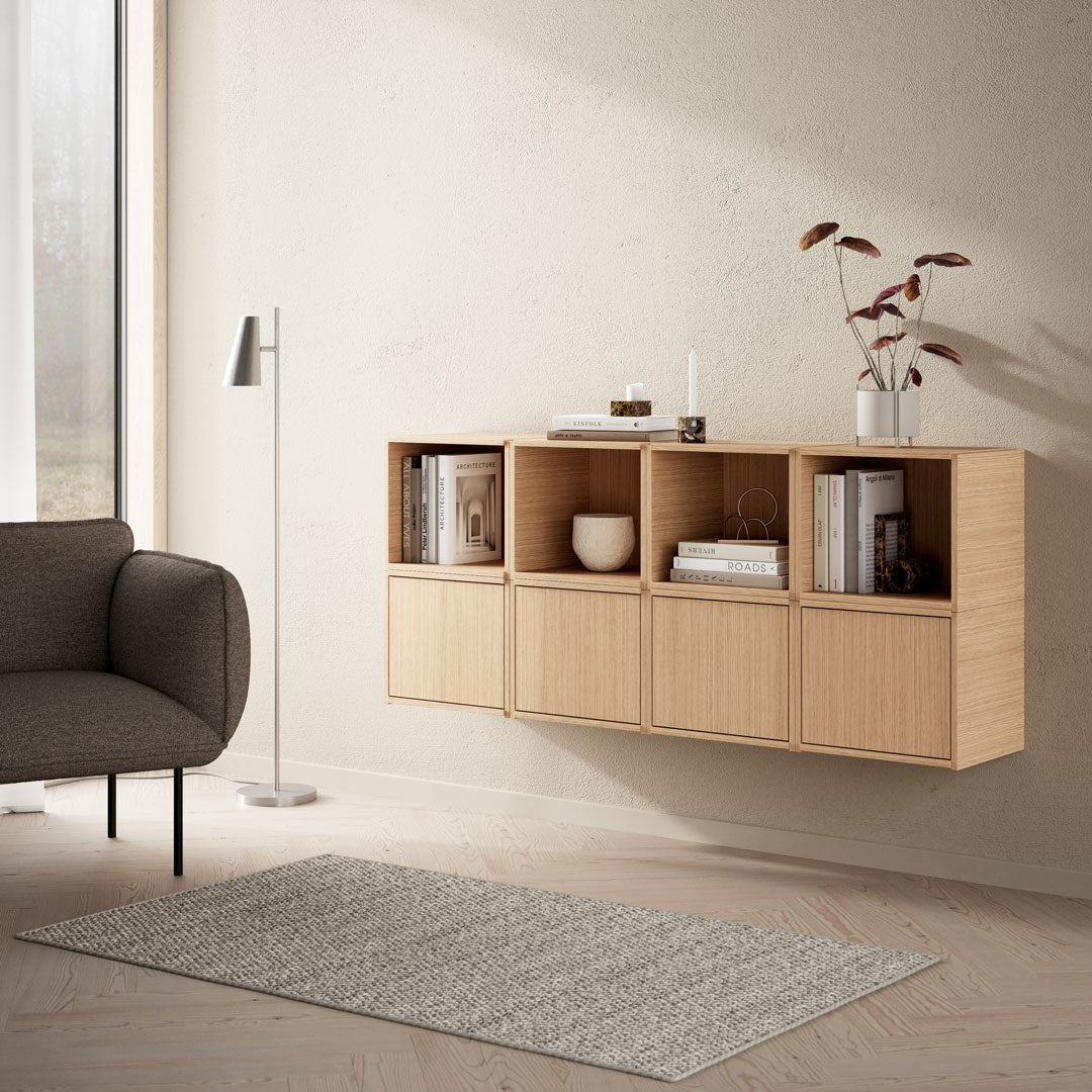 Modular Wall Shelves Cube Bricks - Space Saving Storage for Home, Office & Dorm Room Organization