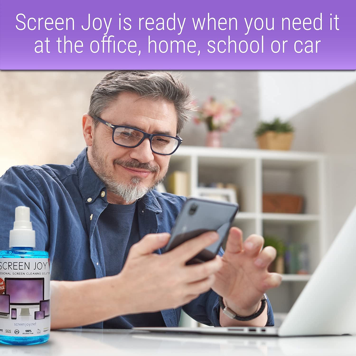 Premium Microfiber Screen Cleaner Cloth for Laptops, TVs, Tablets & Smartphones - Safe Cleaning Kit for LCD LED Monitors, iPads, Phones & Electronics - Perfect for Home, Office & Travel Use