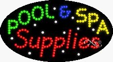 Premium LED Pool & Spa Sign - 15