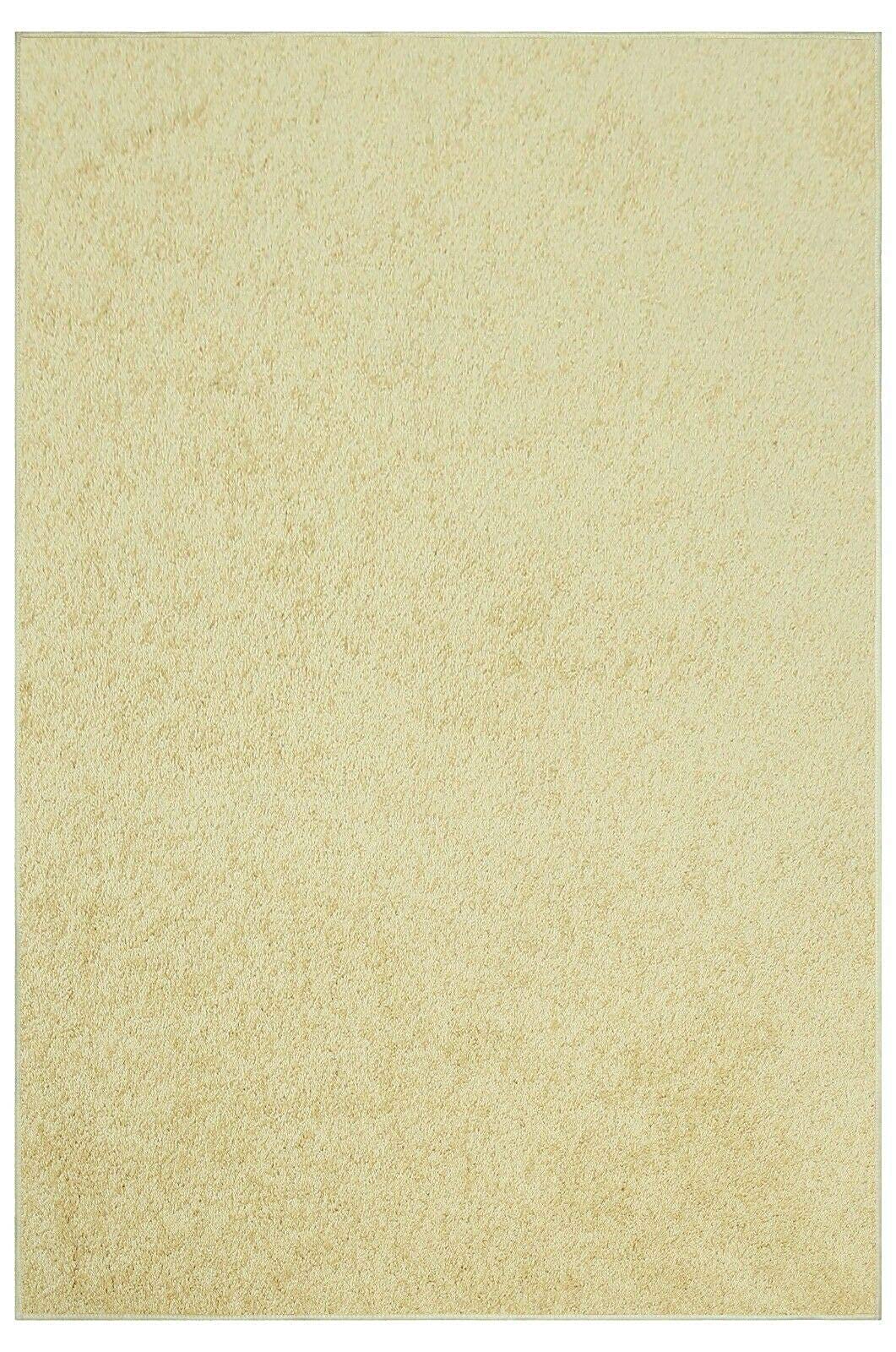 Modern Plush Solid Yellow Area Rug 4' x 6' - Soft Rectangle Rug for Living Room, Bedroom, Nursery | Pet & Kid Friendly | USA Made | Perfect for Home Decor, Wedding Events & Play Areas