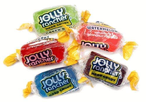 Jolly Rancher Hard Candy Assortment - 3lb Bulk Pack of Individually Wrapped Fruit Flavored Candies | Perfect for School Lunches, Birthday Parties, Office Snacks & Halloween Treats