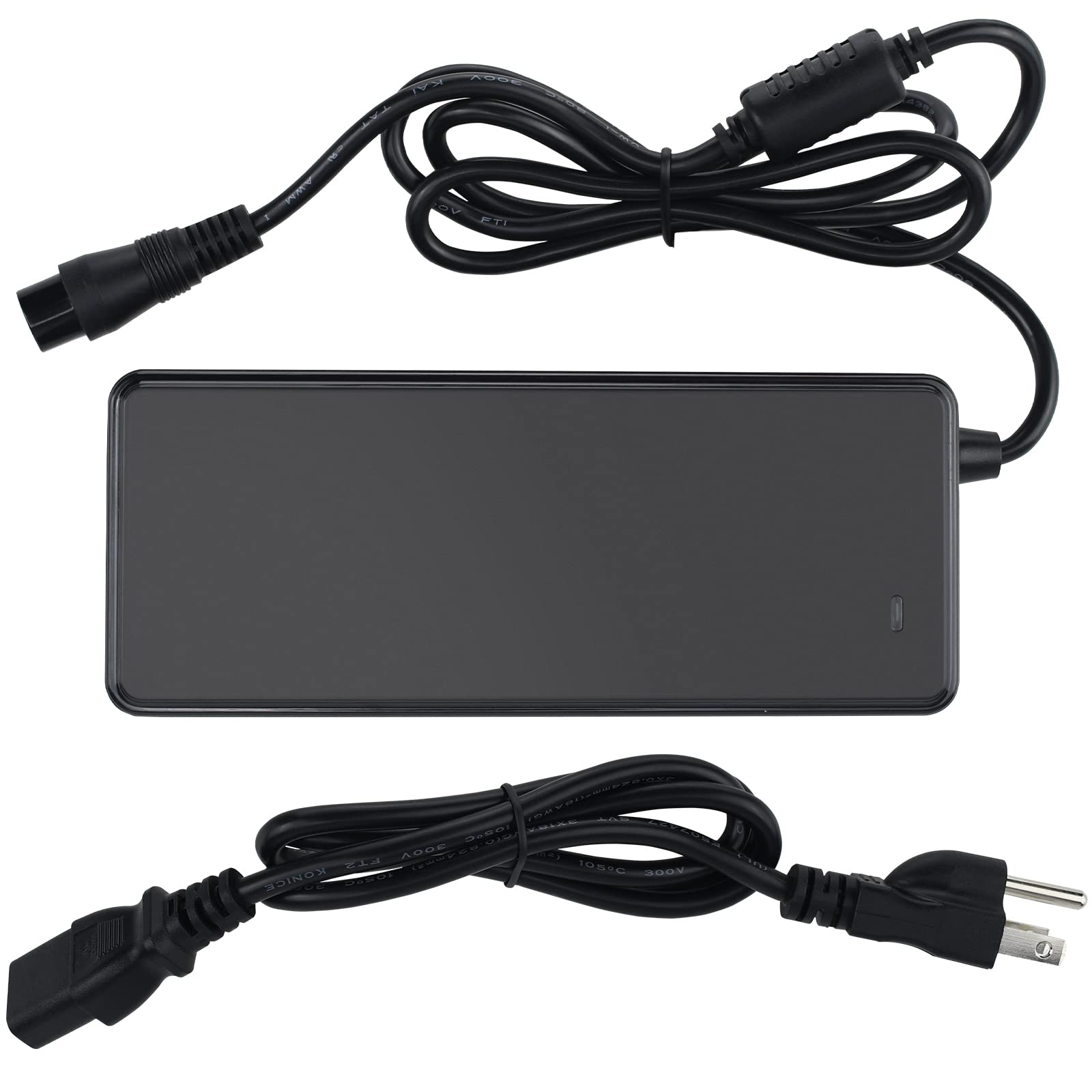 Eaneey 54.6V 2A Electric Scooter Charger with M16 Connector - Replacement Charger for 13S 48V Lithium Li-ion Battery, 3 Prong Jack GX16 Power Adapter - Perfect for Commuting, Last-Mile Delivery & Urban Mobility