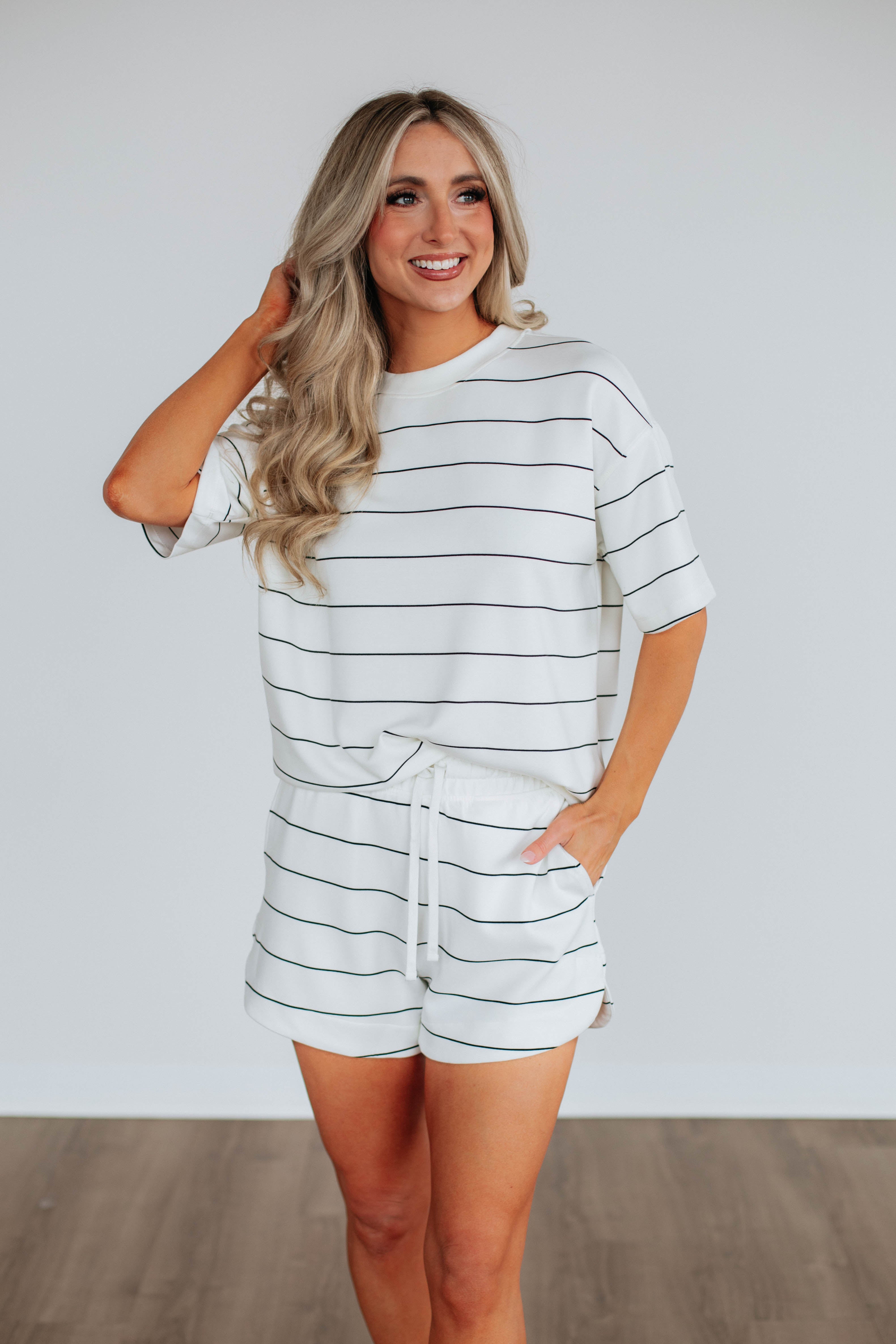 Emrys Striped Shorts for Men - Comfortable Casual Summer Shorts with Pockets | Perfect for Beach, Gym & Outdoor Activities