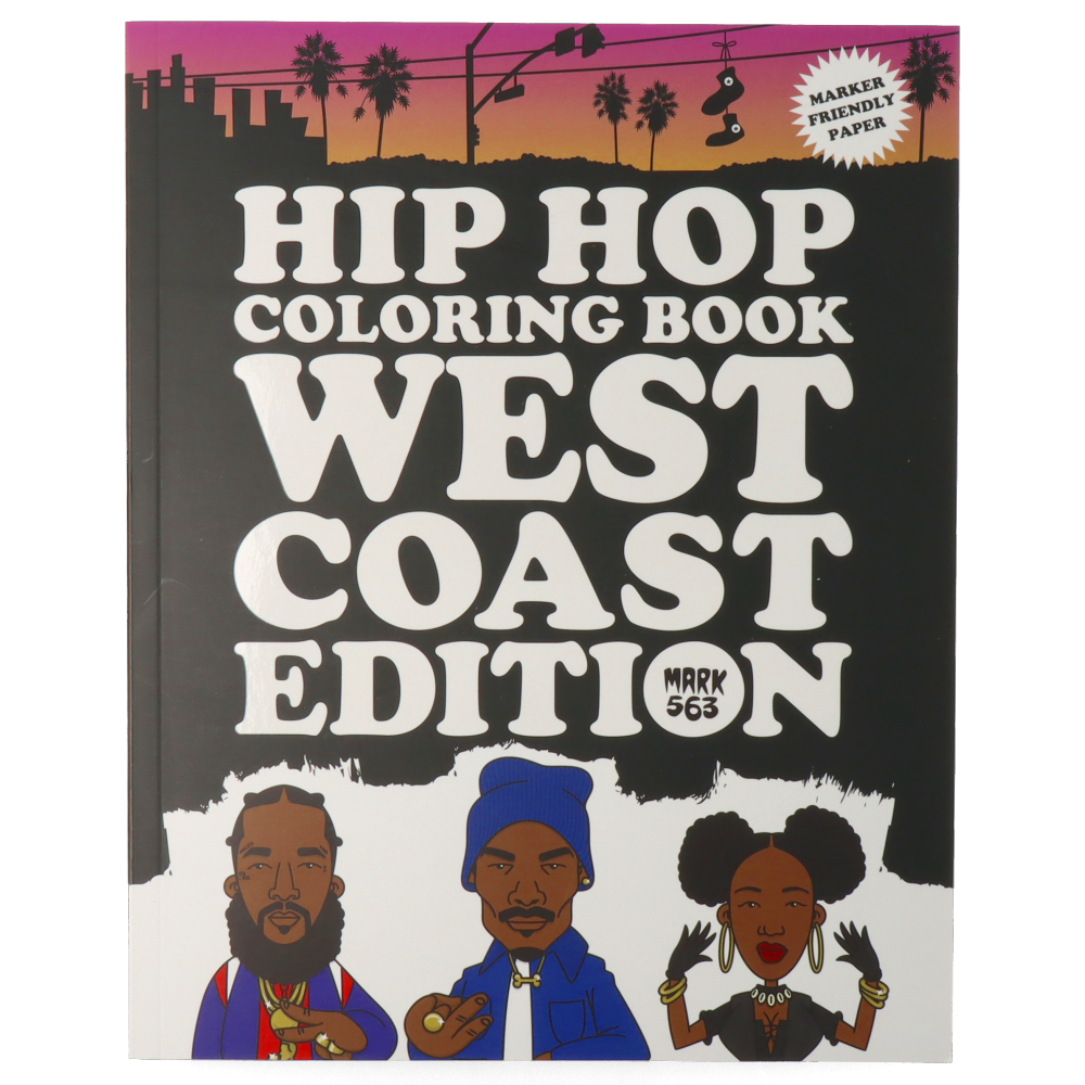Hip Hop Coloring Book: West Coast Edition - Graffiti Art & Urban Culture for Adults & Teens | Perfect for Relaxation & Creativity