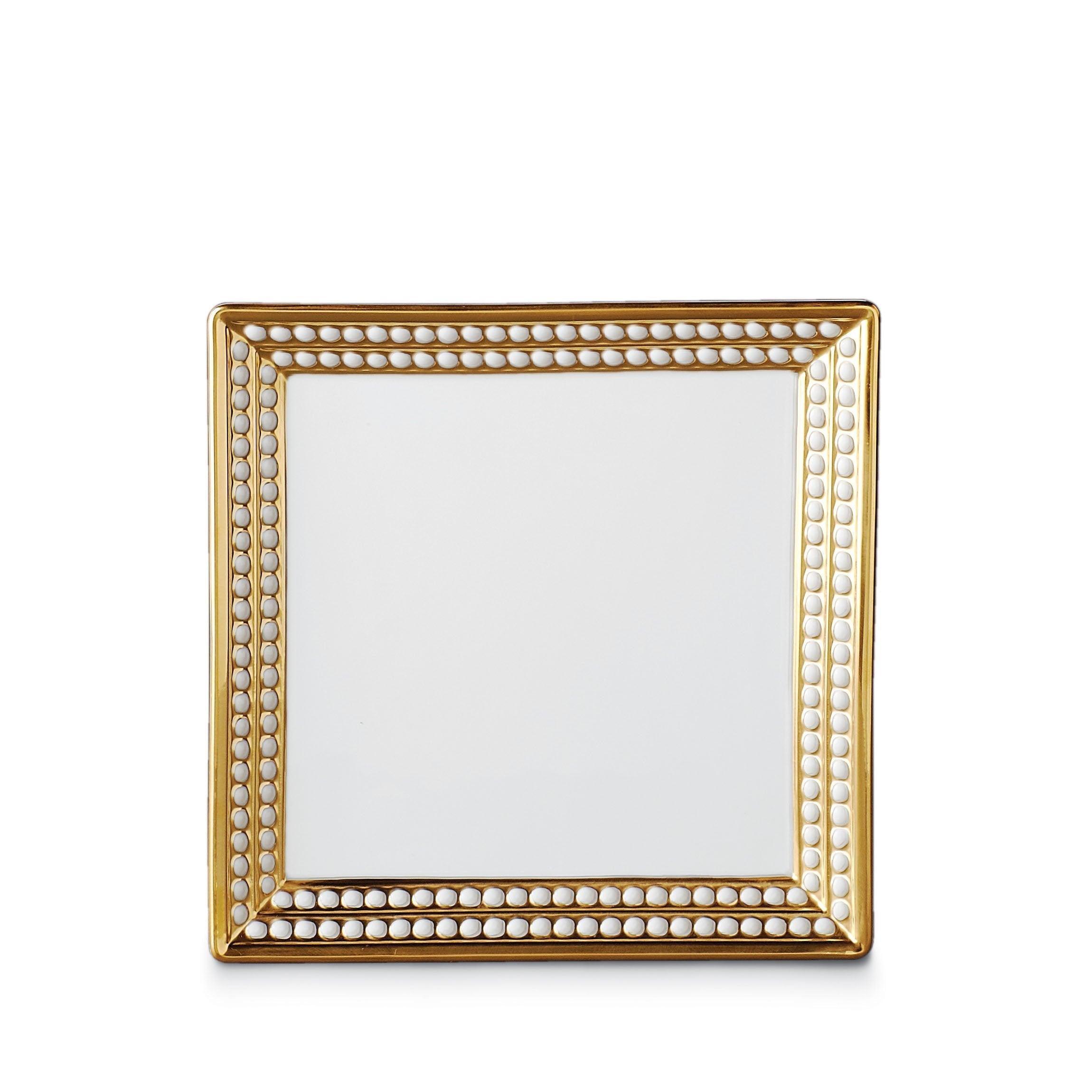 Perlée Square Tray - Elegant Decorative Serving Tray for Coffee Table, Dining, and Home Decor | Perfect for Entertaining Guests and Displaying Essentials