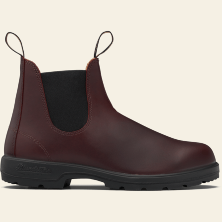 Premium Blundstone 2130 Auburn Leather Chelsea Boots for Men & Women - Comfortable Slip-On Ankle Boots for Work, Outdoor & Casual Wear