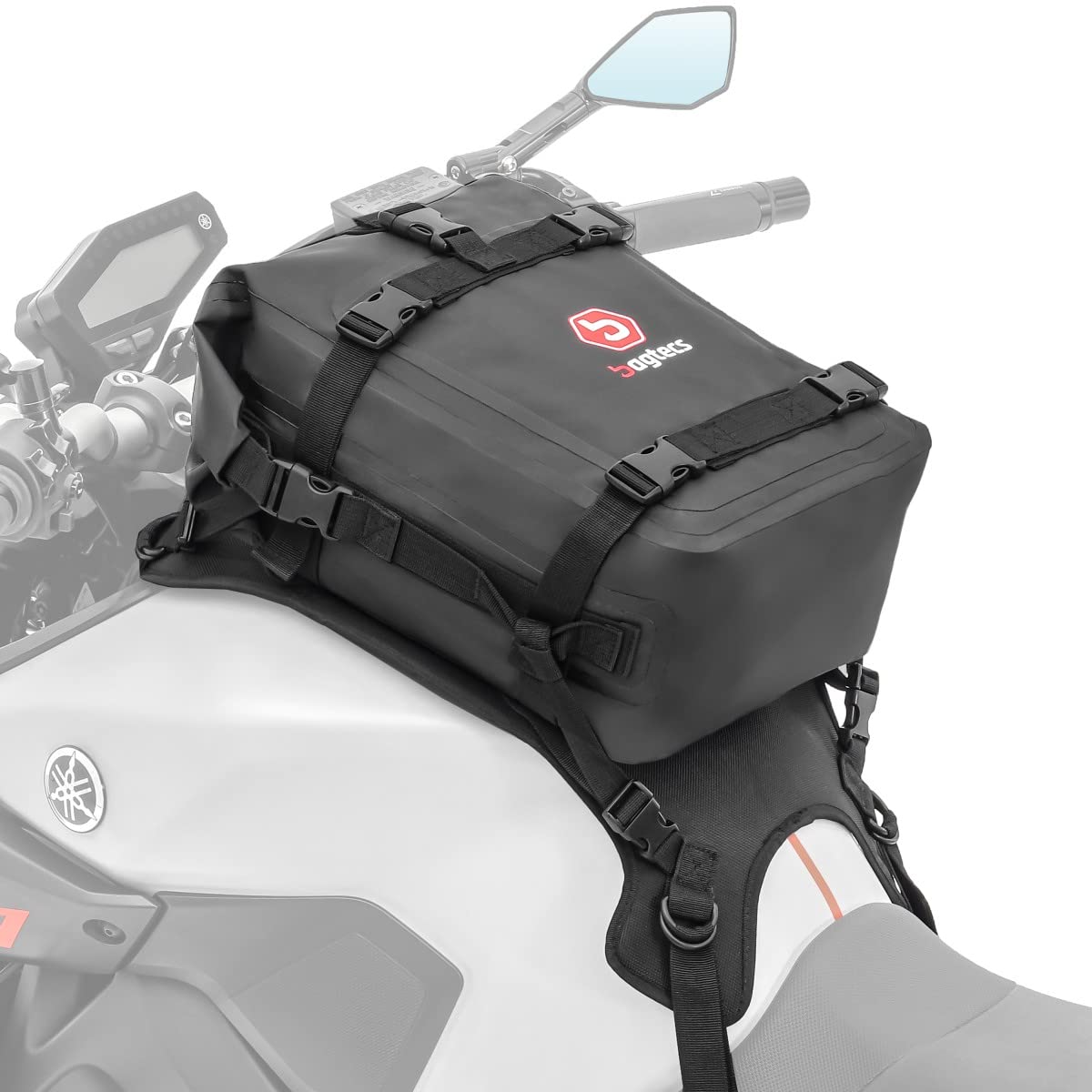 TB10 Motorcycle Tank Bag System - Compatible with Yamaha YZF-R1, YZF-R3 & YZF-R6 | Waterproof Storage for Riding Gear | Perfect for Commuting & Adventure Tours
