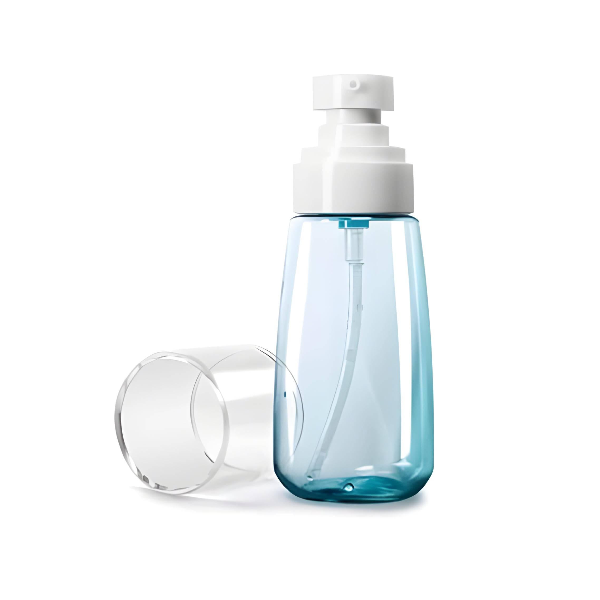 JIALTO 100ml Travel Spray Bottles Set of 2 - Leakproof Refillable Plastic Bottles for Toiletries, Toner, Perfume & Cosmetics | TSA Approved Fine Mist Sprayer for Travel, Gym, Home & Office Use