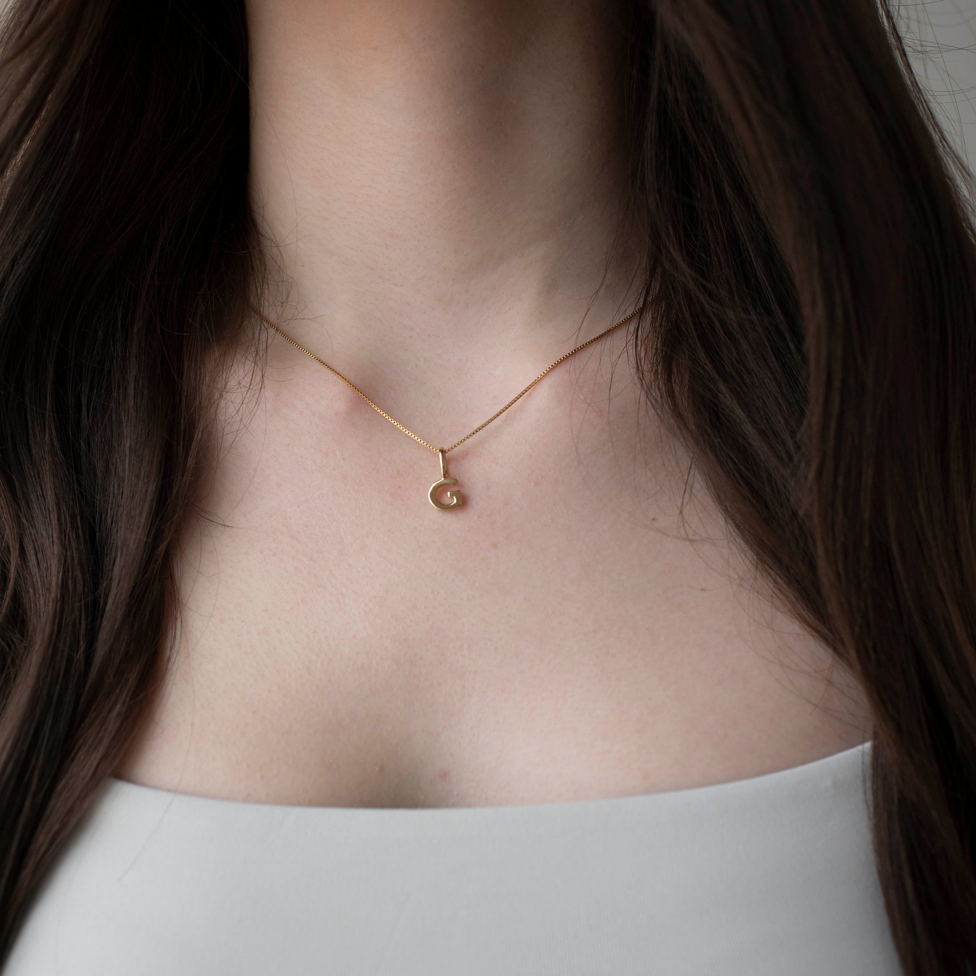 NOTABLE LETTER CHARM - Elegant Initial Pendant Necklace for Women - Perfect Gift for Birthday, Anniversary & Valentine's Day - Jewelry for Everyday Wear & Special Occasions
