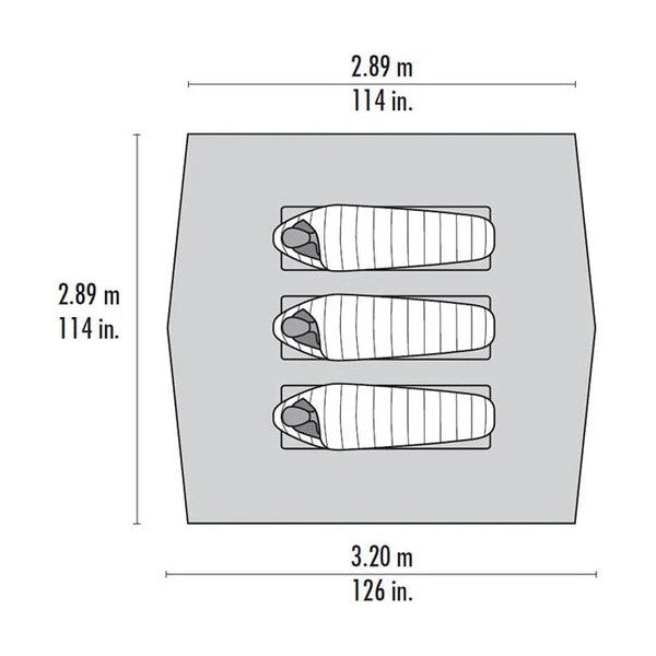 MSR Thru-Hiker 100 Wing Shelter - Ultralight Backpacking Tent for Hiking & Camping - Perfect for Solo Adventurers & Thru-Hikers