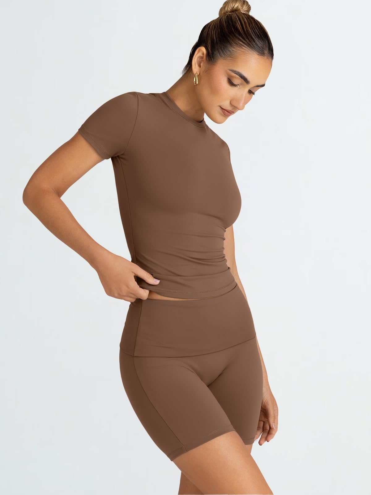 Trendy Queen Women's 2-Piece Workout Sets - Matching Shorts & Top Lounge Sets for Gym, Yoga, Running & Summer Outfits | Perfect for Workouts, Casual Wear & Going Out