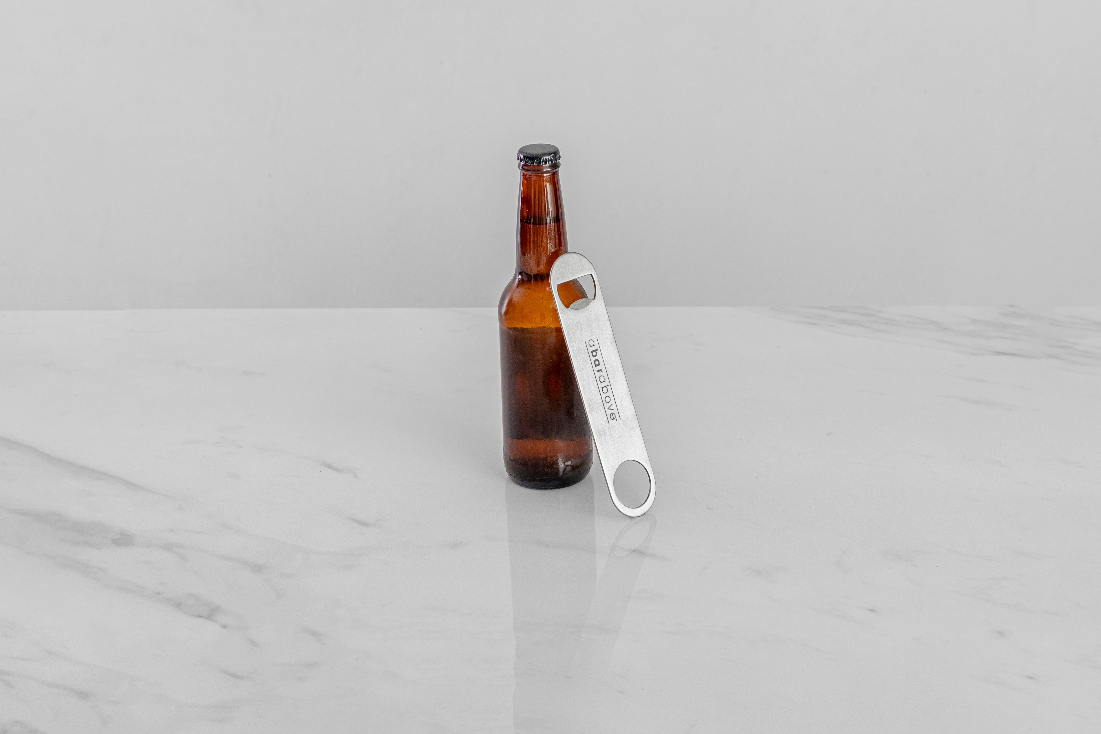Premium Stainless Steel Bar Blade Bottle Opener - Heavy Duty Commercial Grade for Bartenders, Home Bars & Outdoor Parties (BBQ, Camping, Tailgating)